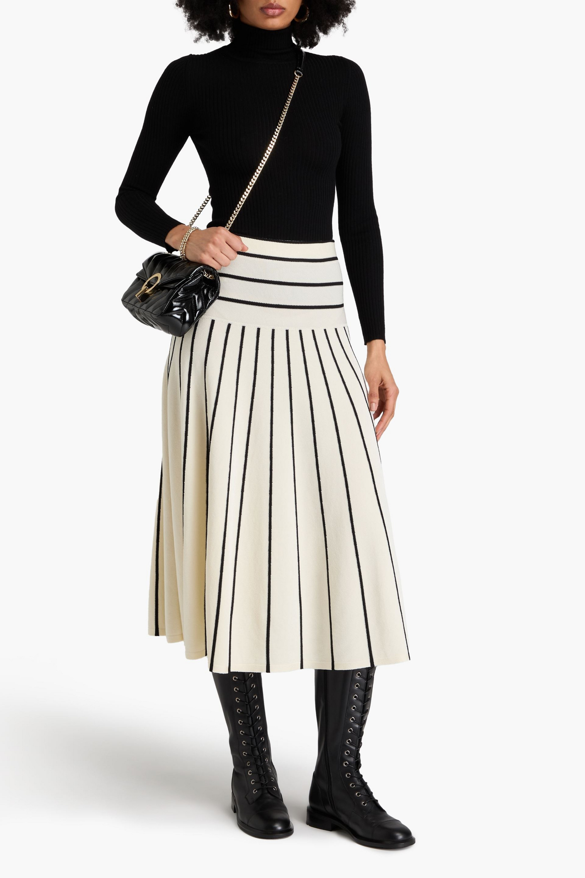Zimmermann Ribbed-kit turtleneck sweater
