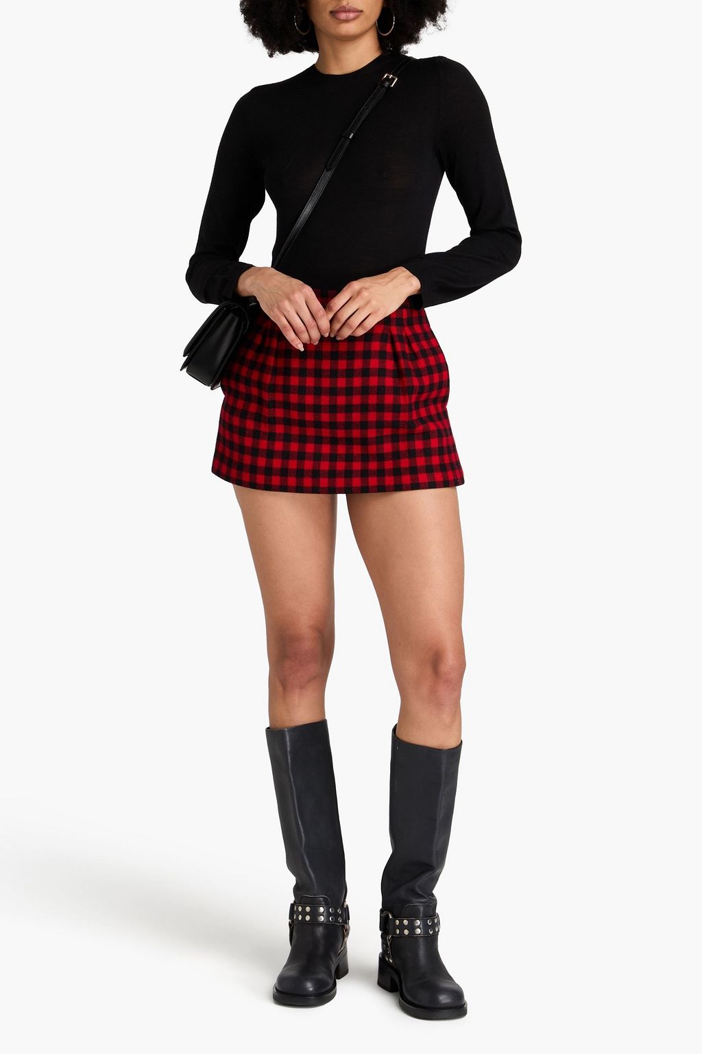 REDVALENTINO كنزة رياضية مصنوعة من مزيج الكشمير والحرير والصوف