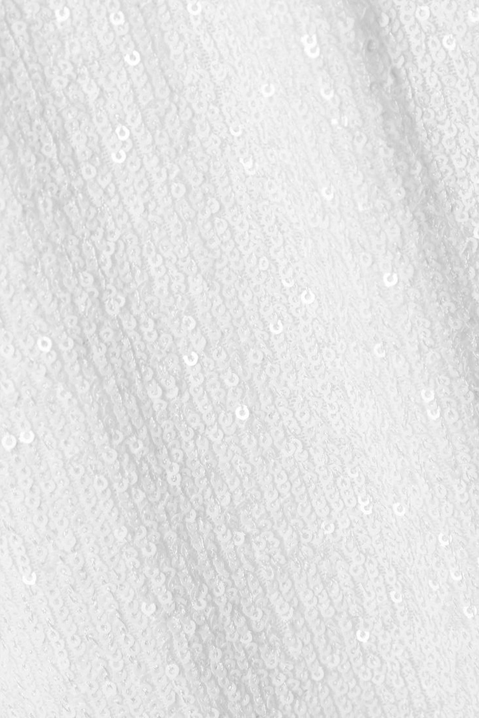 Retroféte Violet Asymmetric Lace-up Sequined Stretch-tulle Gown In White