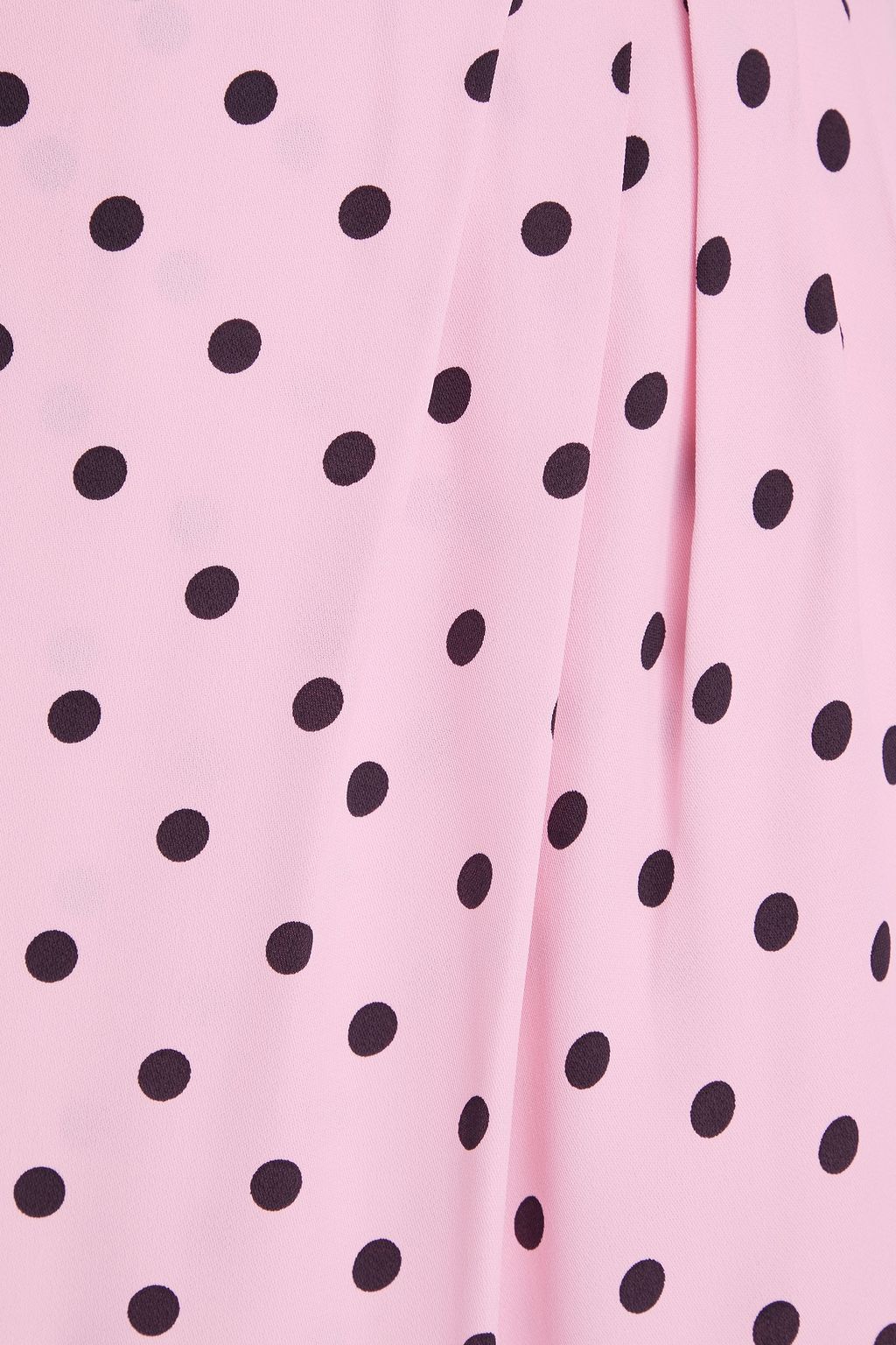 REDVALENTINO شورت بنمط التنورة من الكريب بنقشة البولكا دوت