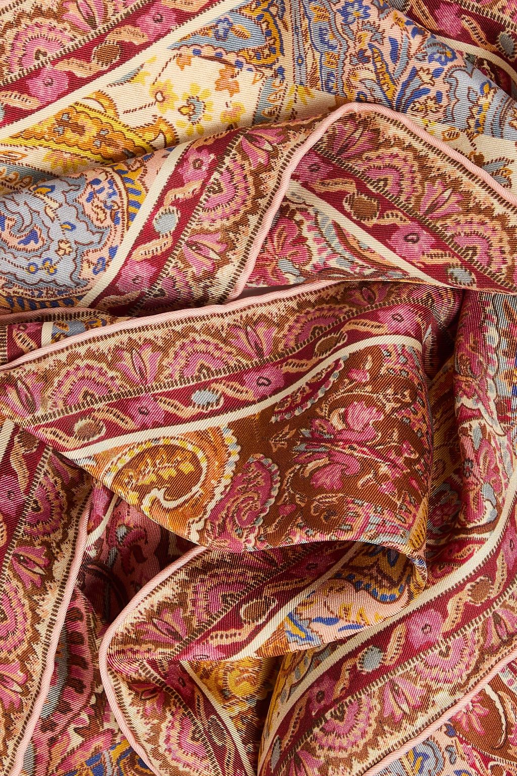 ZIMMERMANN Floral-print silk scarf