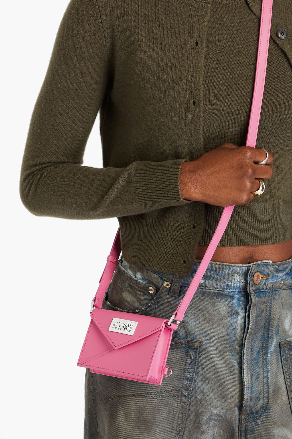 MM6 MAISON MARGIELA Japanese 6 leather cross-body bag