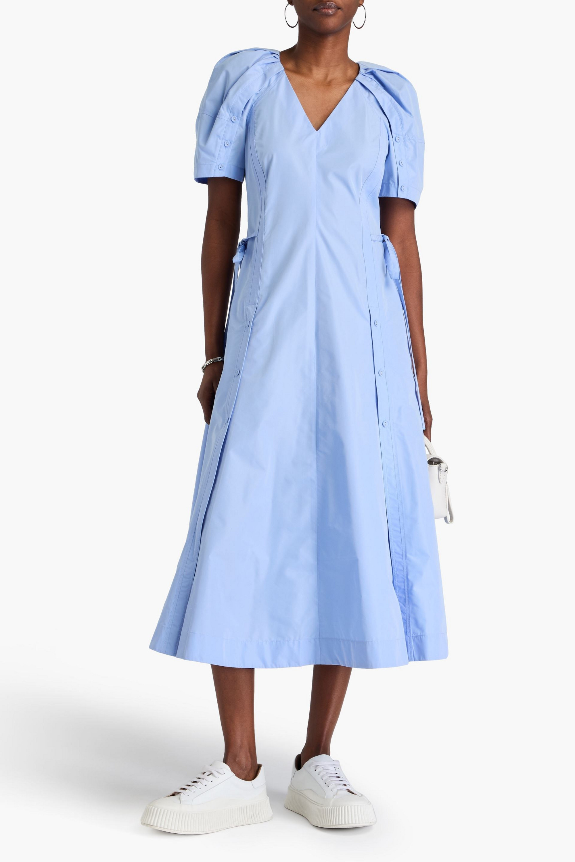 3.1 Phillip Lim Cotton-blend poplin midi dress