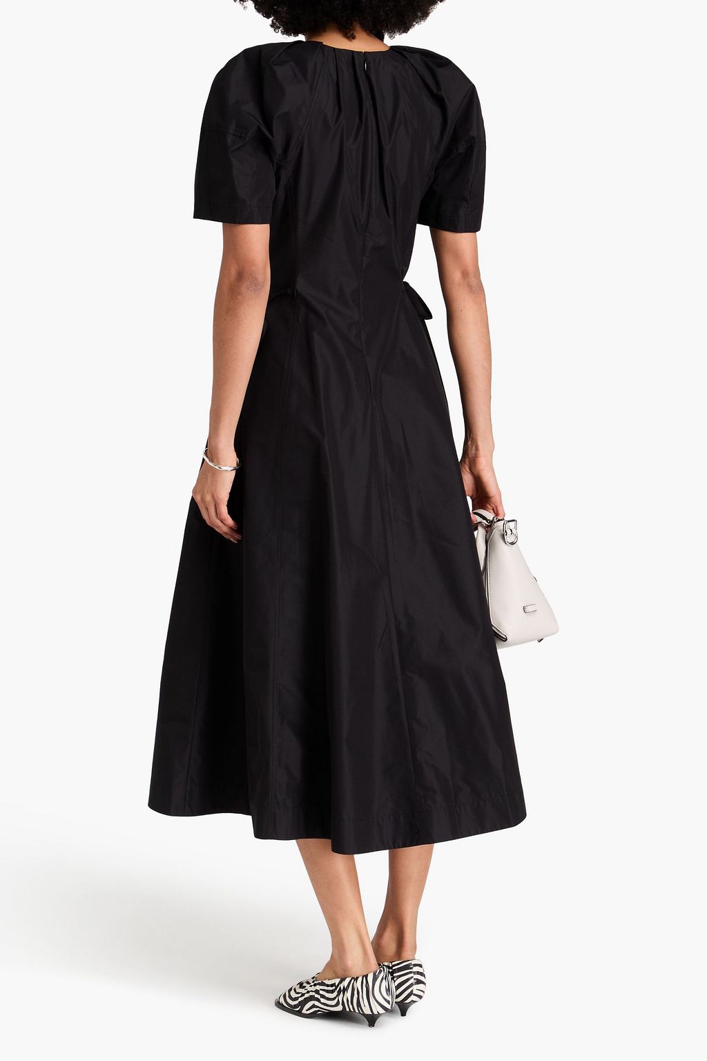 3.1 PHILLIP LIM 코튼 혼방 포플린 미디 드레스