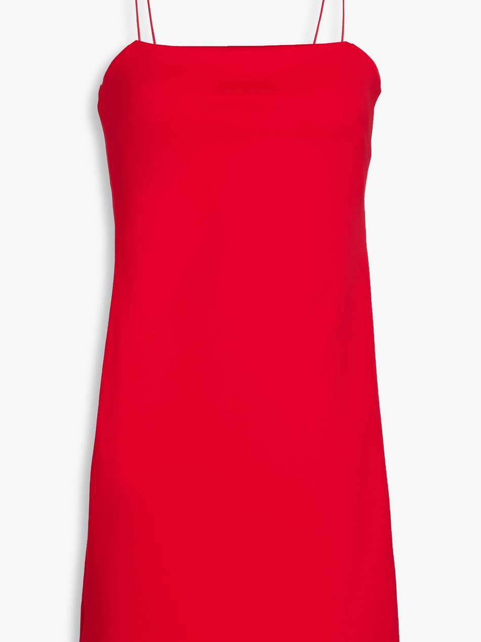 fifi cutout satin-jersey mini slip dress