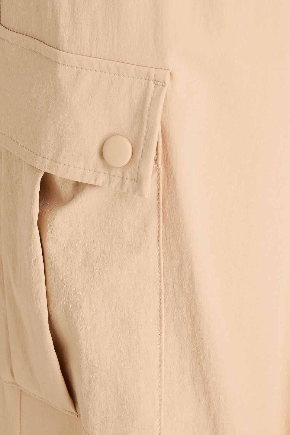 Alice And Olivia Stretch-shell Cargo Pants In Sand