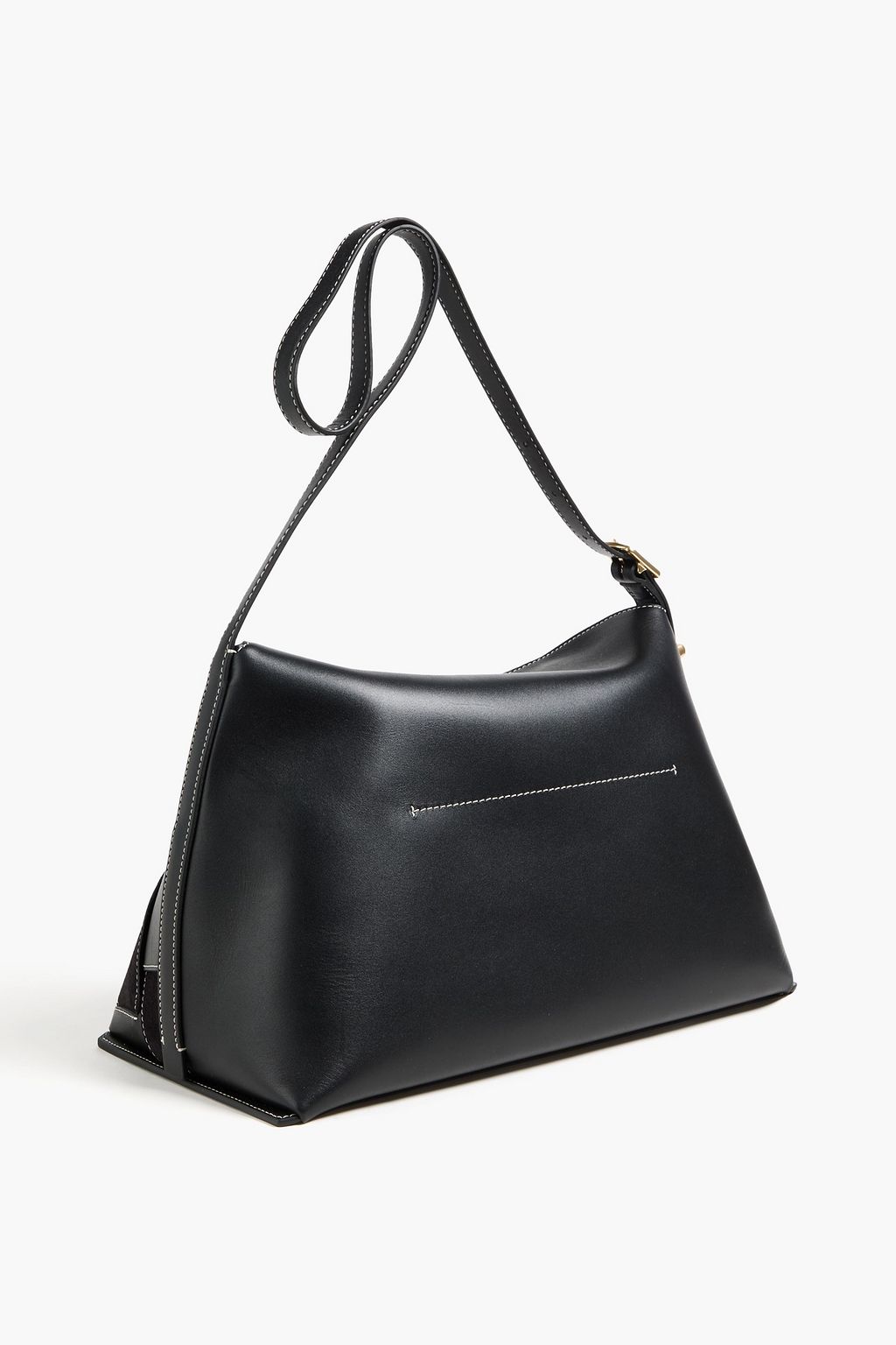 3.1 PHILLIP LIM ID woven suede and leather shoulder bag