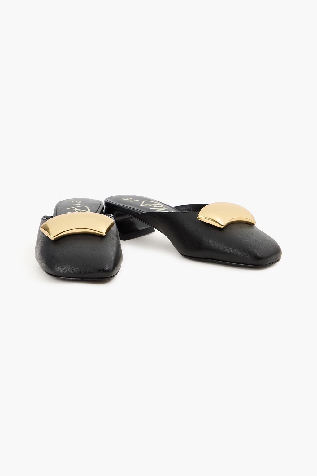 3.1 PHILLIP LIM حذاء ميول "ID" من الجلد بتصميم مزركش