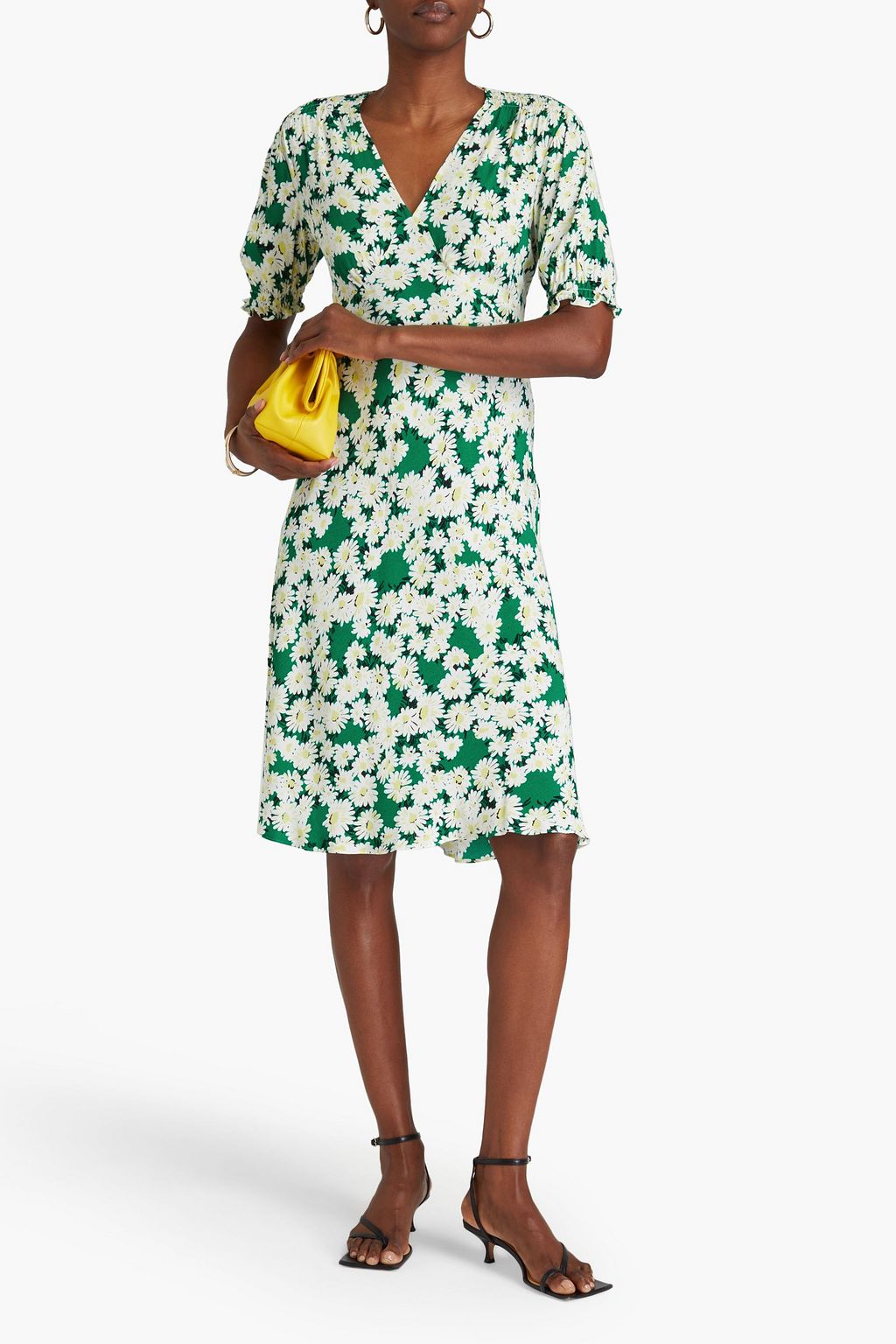 DIANE VON FURSTENBERG Jemma floral-print crepe midi dress