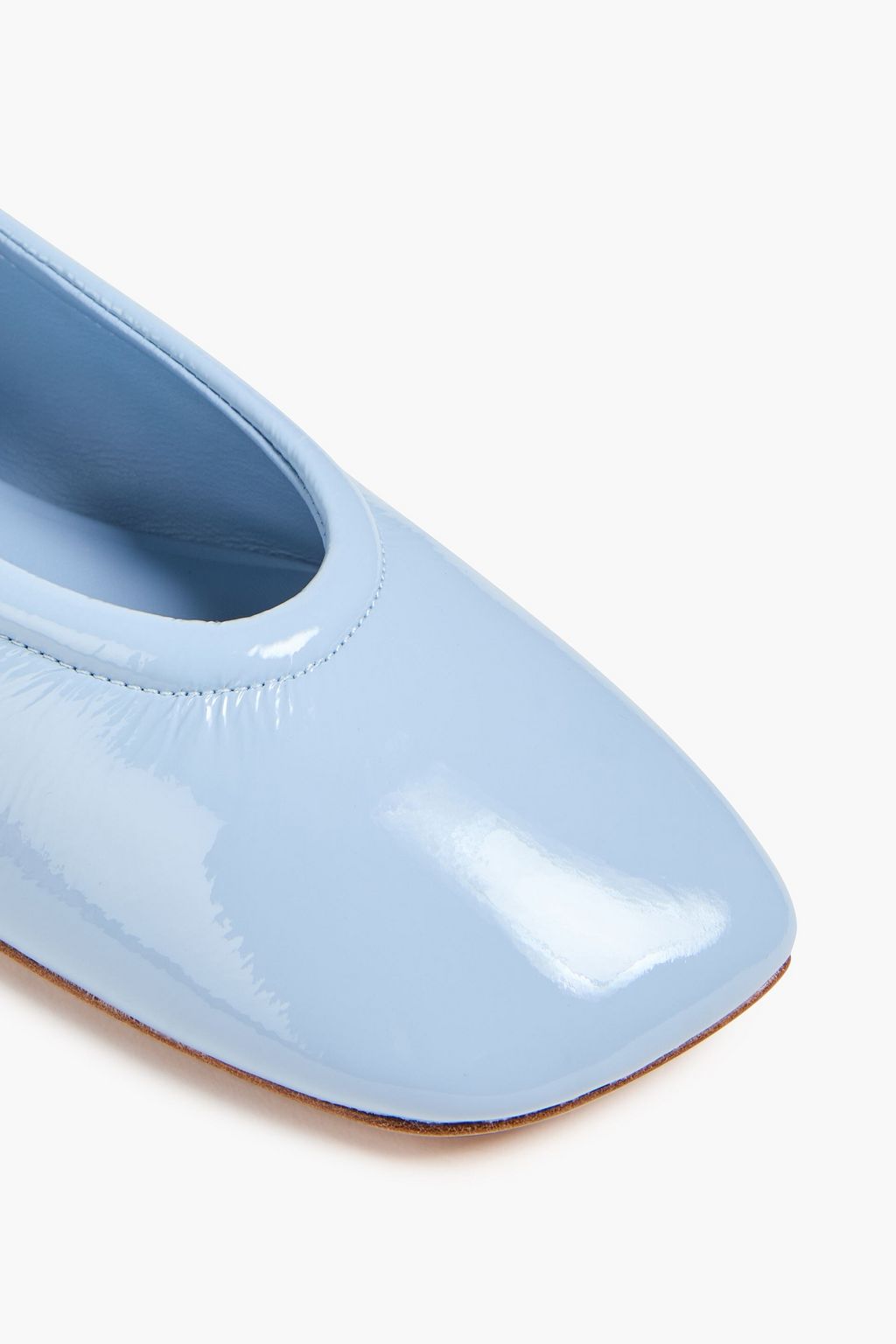 3.1 PHILLIP LIM ID 페이턴트 가죽 발레리나 플랫