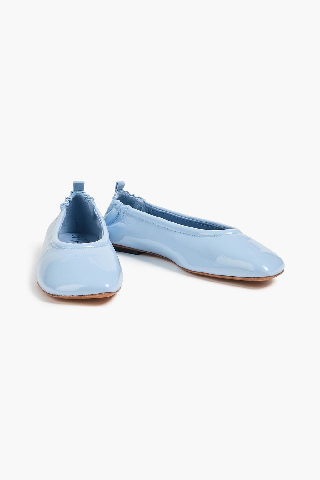 3.1 PHILLIP LIM ID 페이턴트 가죽 발레리나 플랫