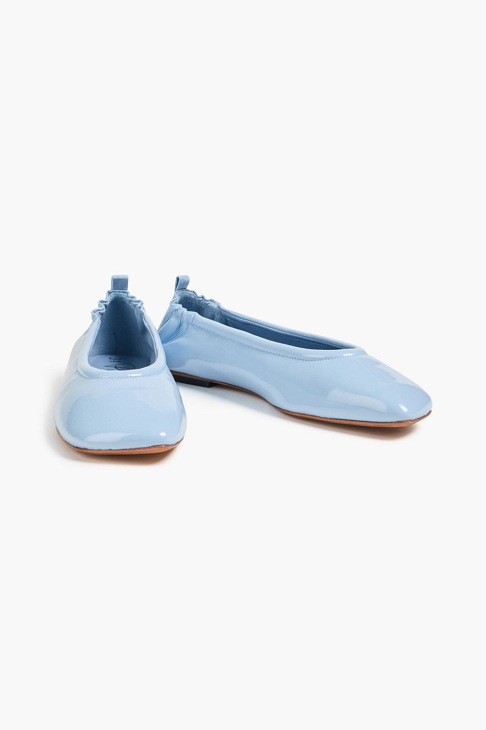 3.1 Phillip Lim Id Patent-leather Ballet Flats In Light Blue