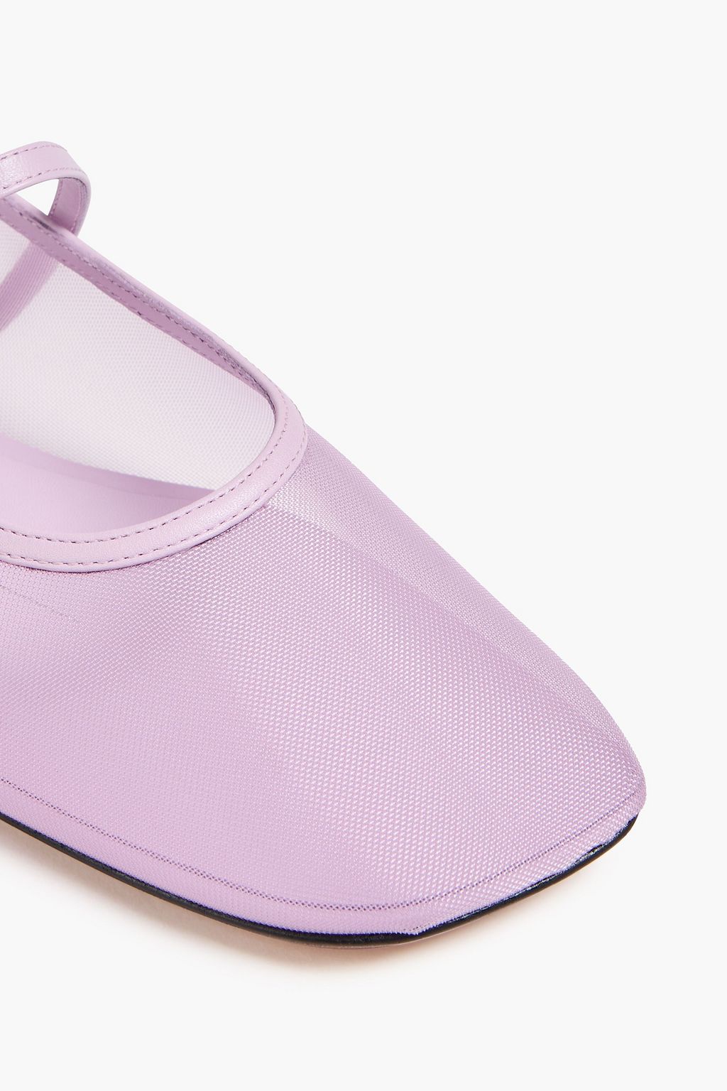 3.1 PHILLIP LIM حذاء باليرينا مسطح "ID" بنمط ماري جين من الشبك