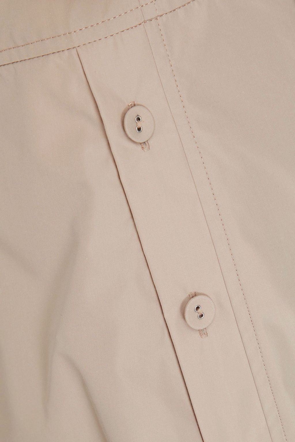 3.1 PHILLIP LIM تنورة متوسطة الطول من البوبلين المصنوع من مزيج من القطن