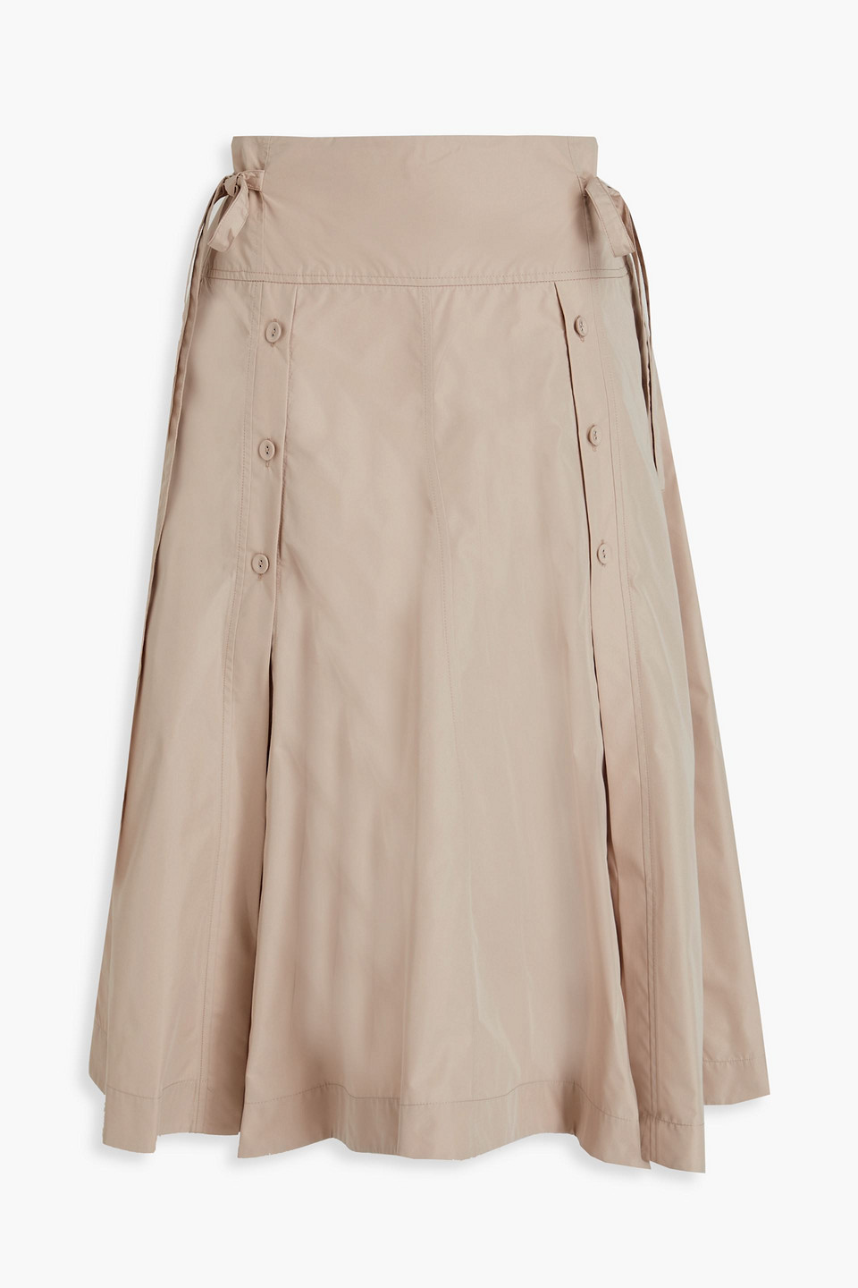 3.1 Phillip Lim Cotton-blend Poplin Midi Skirt In Neutral