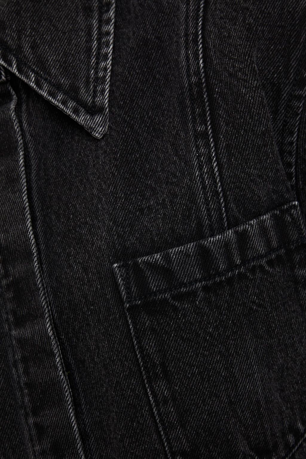 3.1 PHILLIP LIM جاكيت قصير مصنوع من الدنيم