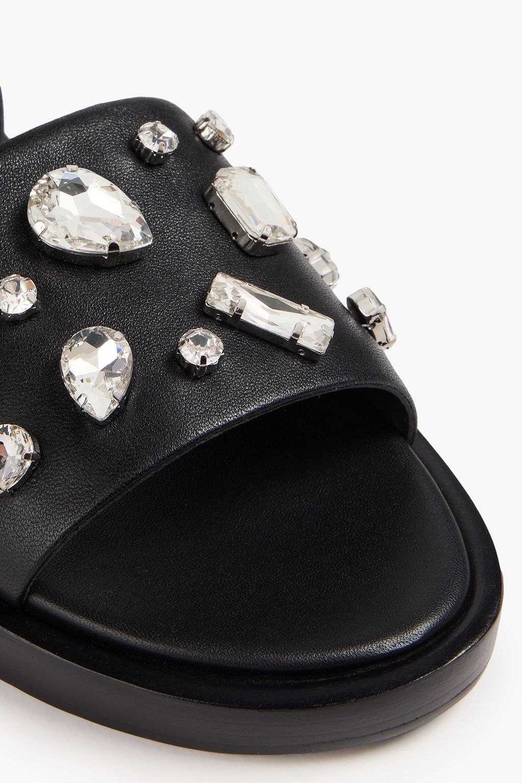 3.1 PHILLIP LIM صندل Nadine من الجلد مزين بالكريستال