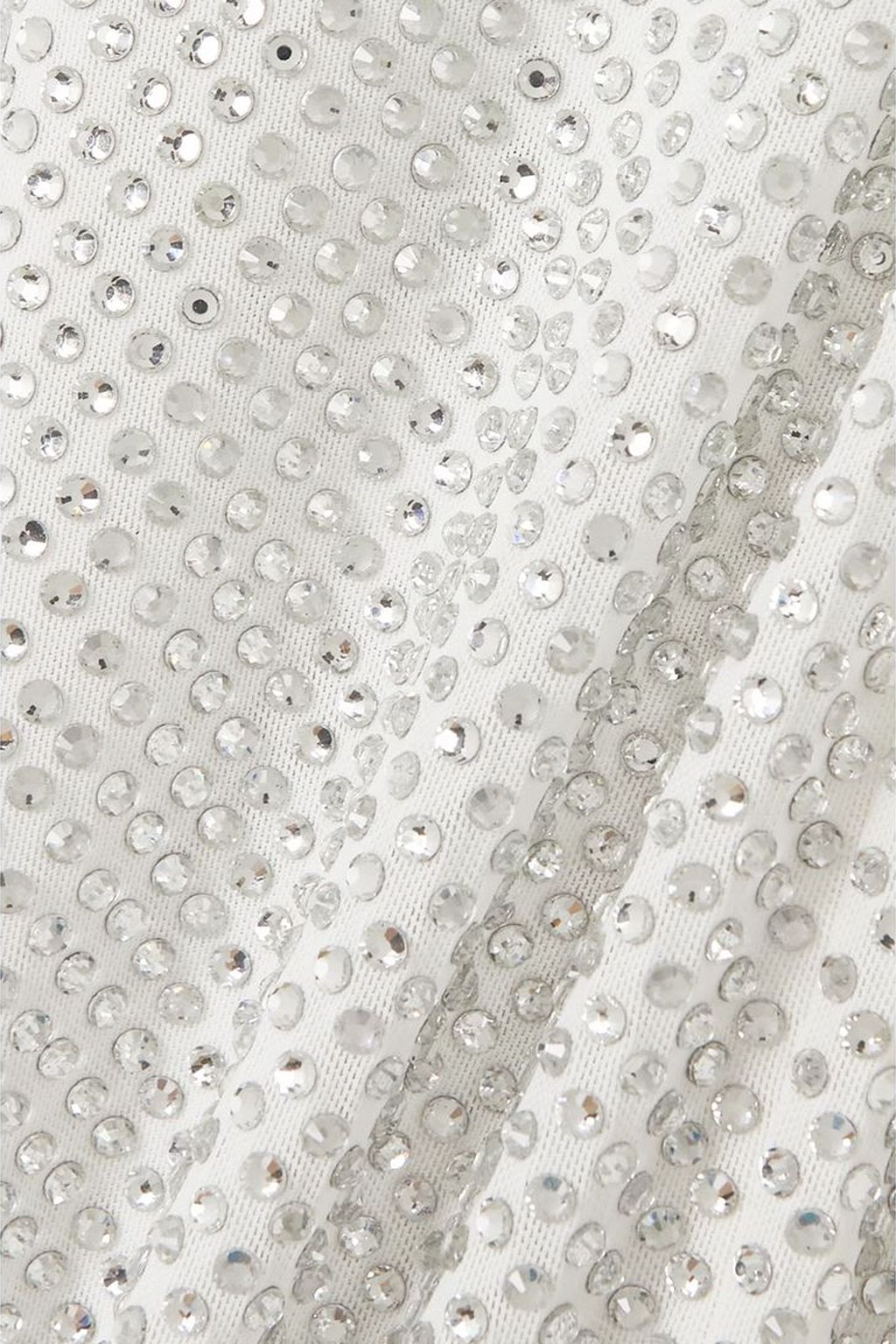 16ARLINGTON Solaria crystal-embellished mesh maxi dress