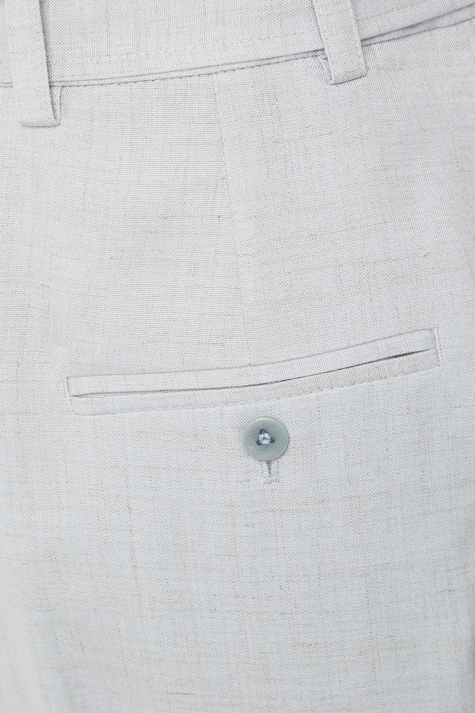 3.1 Phillip Lim Belted Woven Tapered Pants In Light Gray