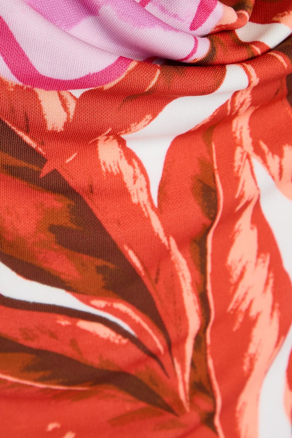 DIANE VON FURSTENBERG قميص نوم "أليك" متوسط الطول منسدل من جيرسي مطاطي مزين بطبعة الأزهار