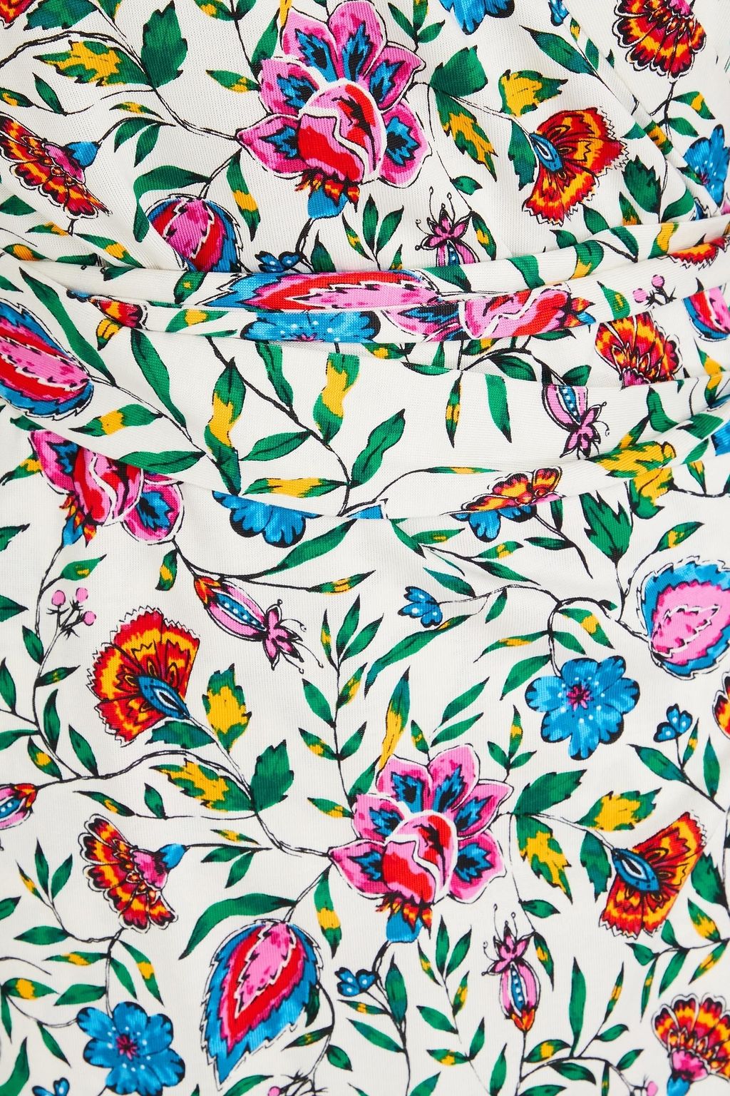 DIANE VON FURSTENBERG New Jeanne floral-print silk-jersey wrap dress