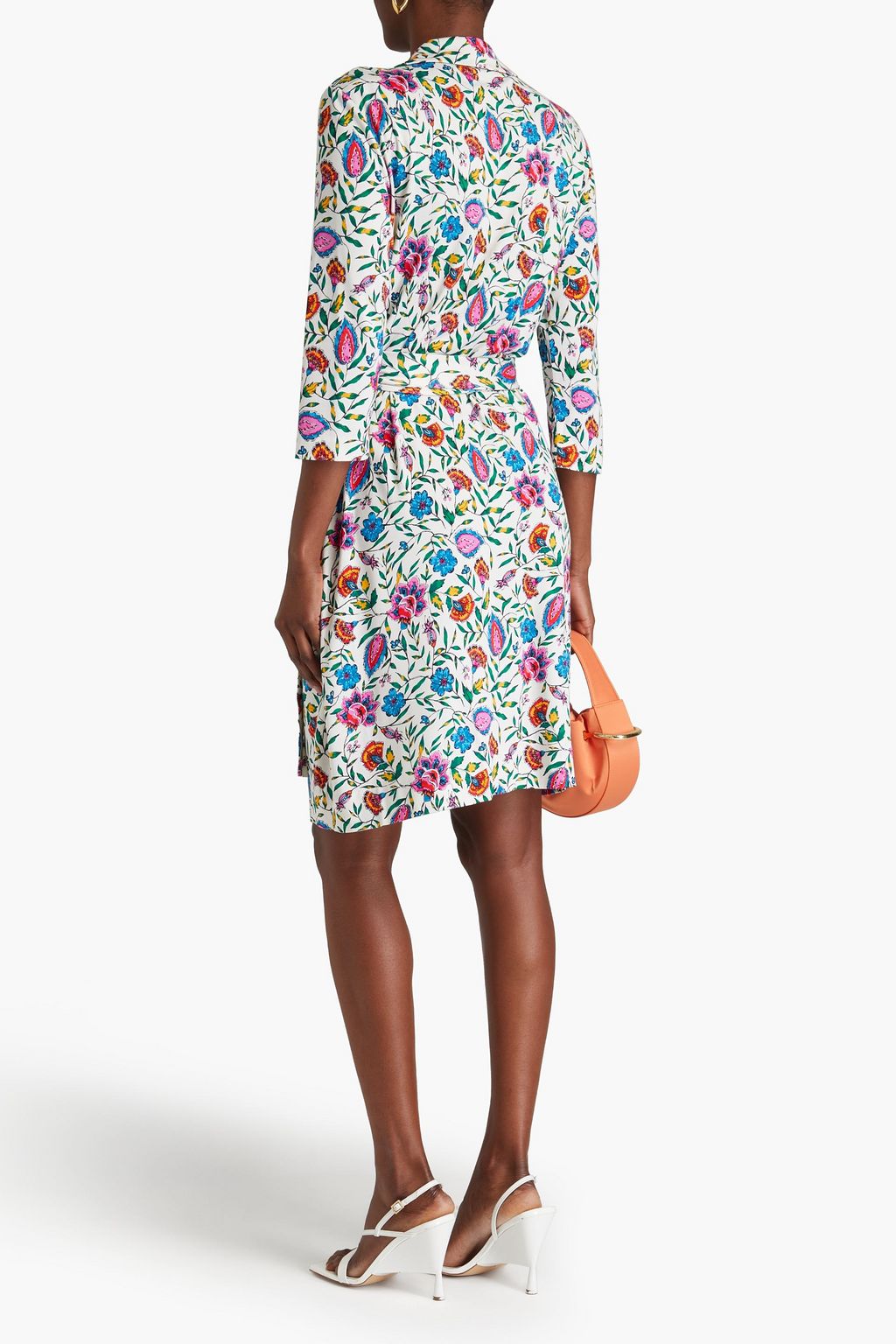 DIANE VON FURSTENBERG New Jeanne floral-print silk-jersey wrap dress