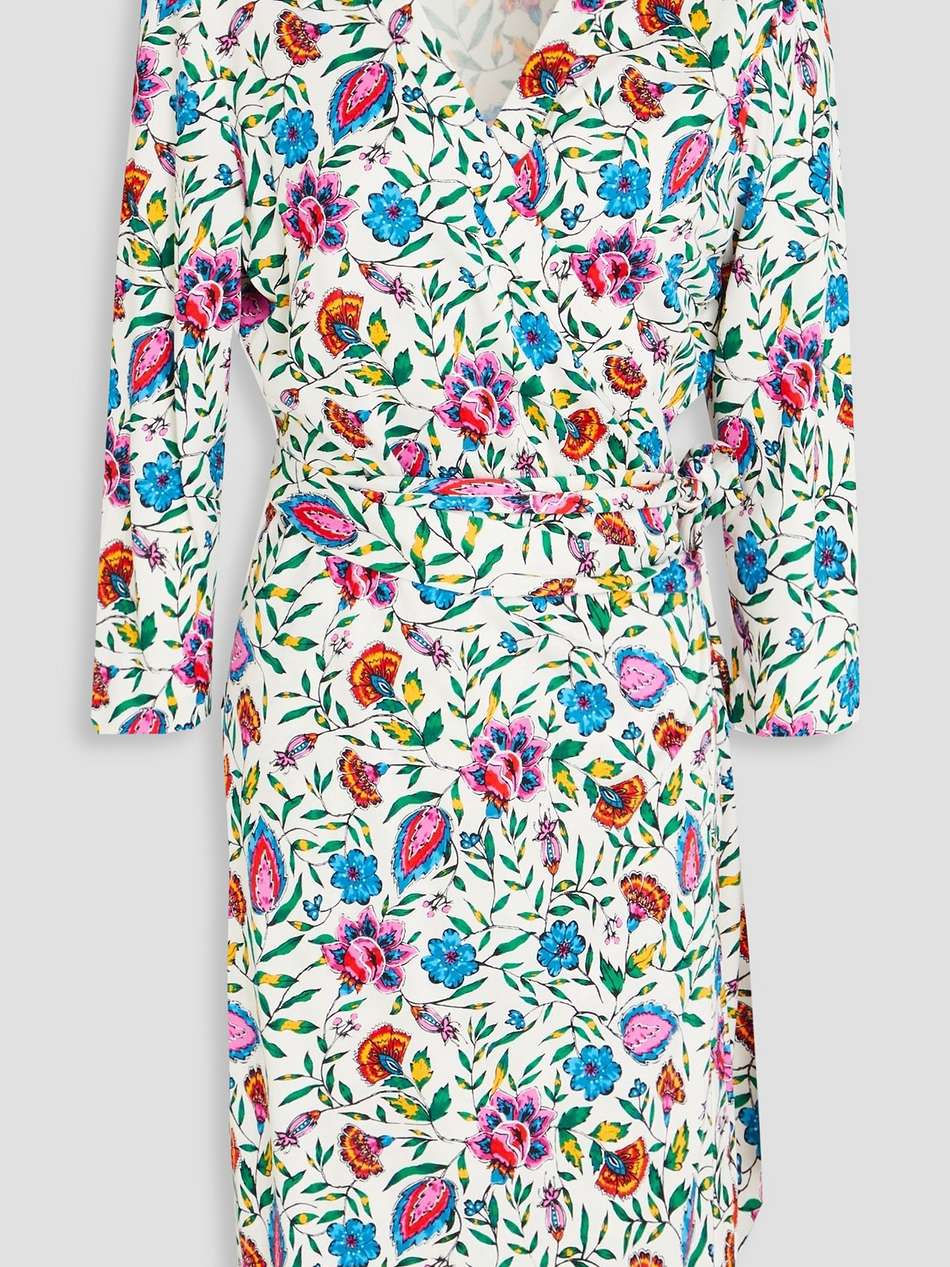 new jeanne floral-print silk-jersey wrap dress