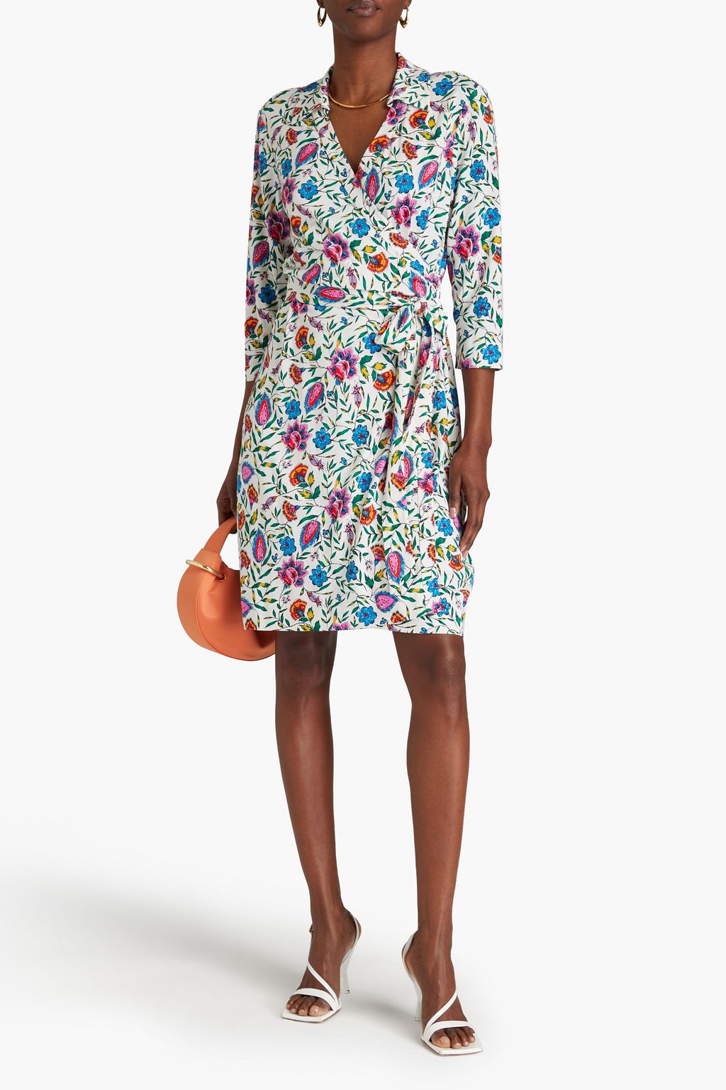 DIANE VON FURSTENBERG New Jeanne floral-print silk-jersey wrap dress