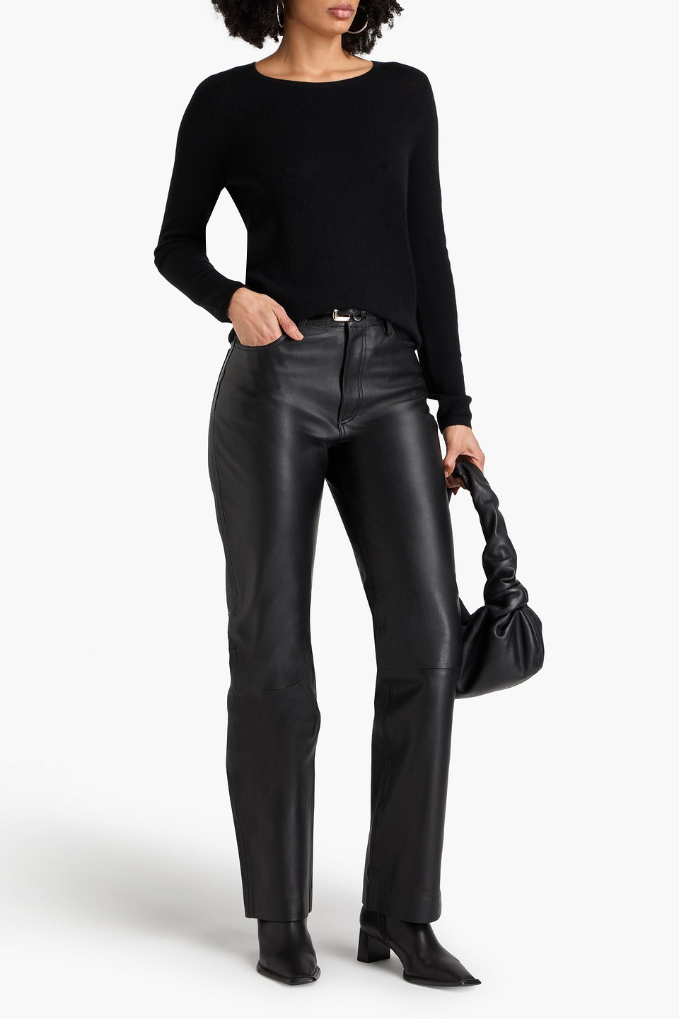 Nili Lotan Elinio Cashmere Sweater In Black