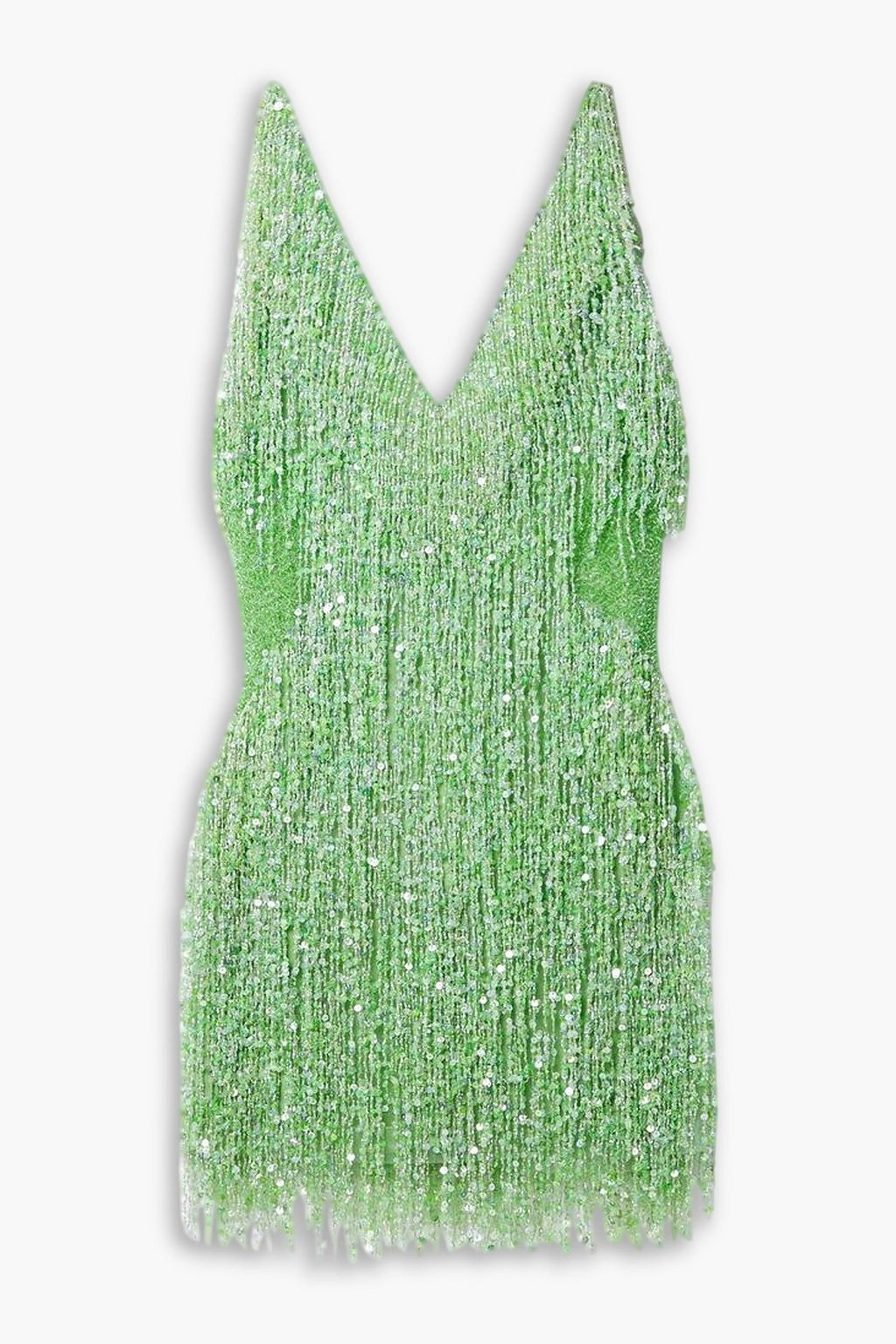 NAEEM KHAN Gatsby embellished tulle mini dress THE OUTNET