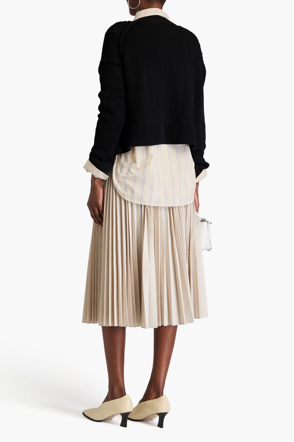 3.1 PHILLIP LIM 리브 코튼 혼방 스웨터