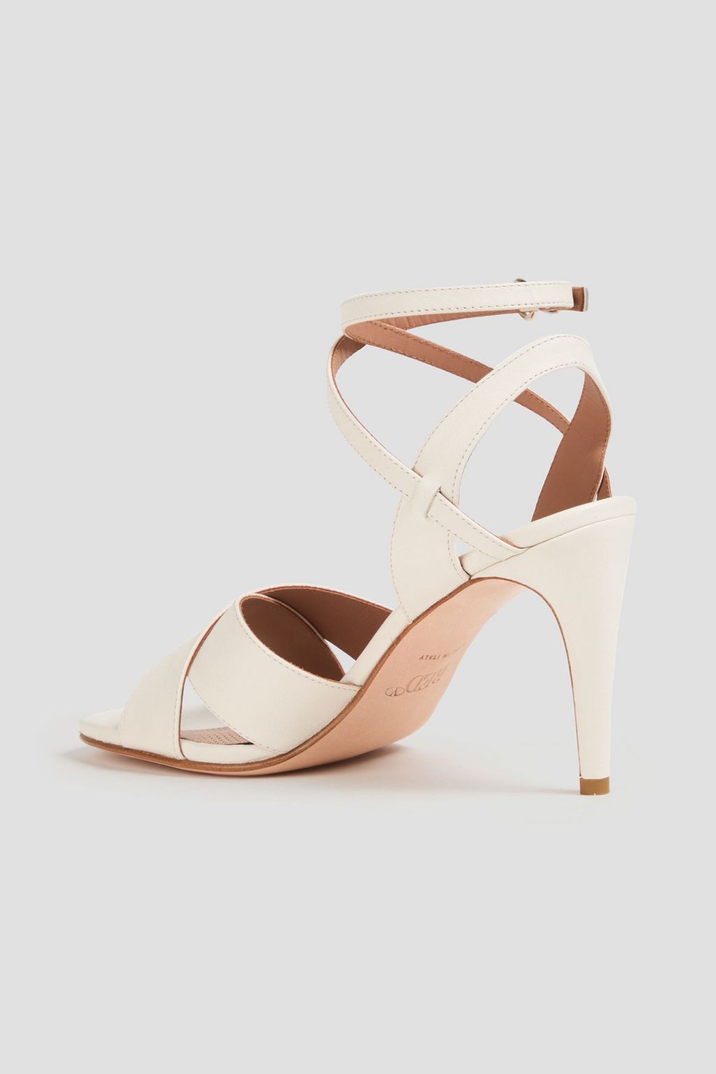 RED(V) Leather sandals