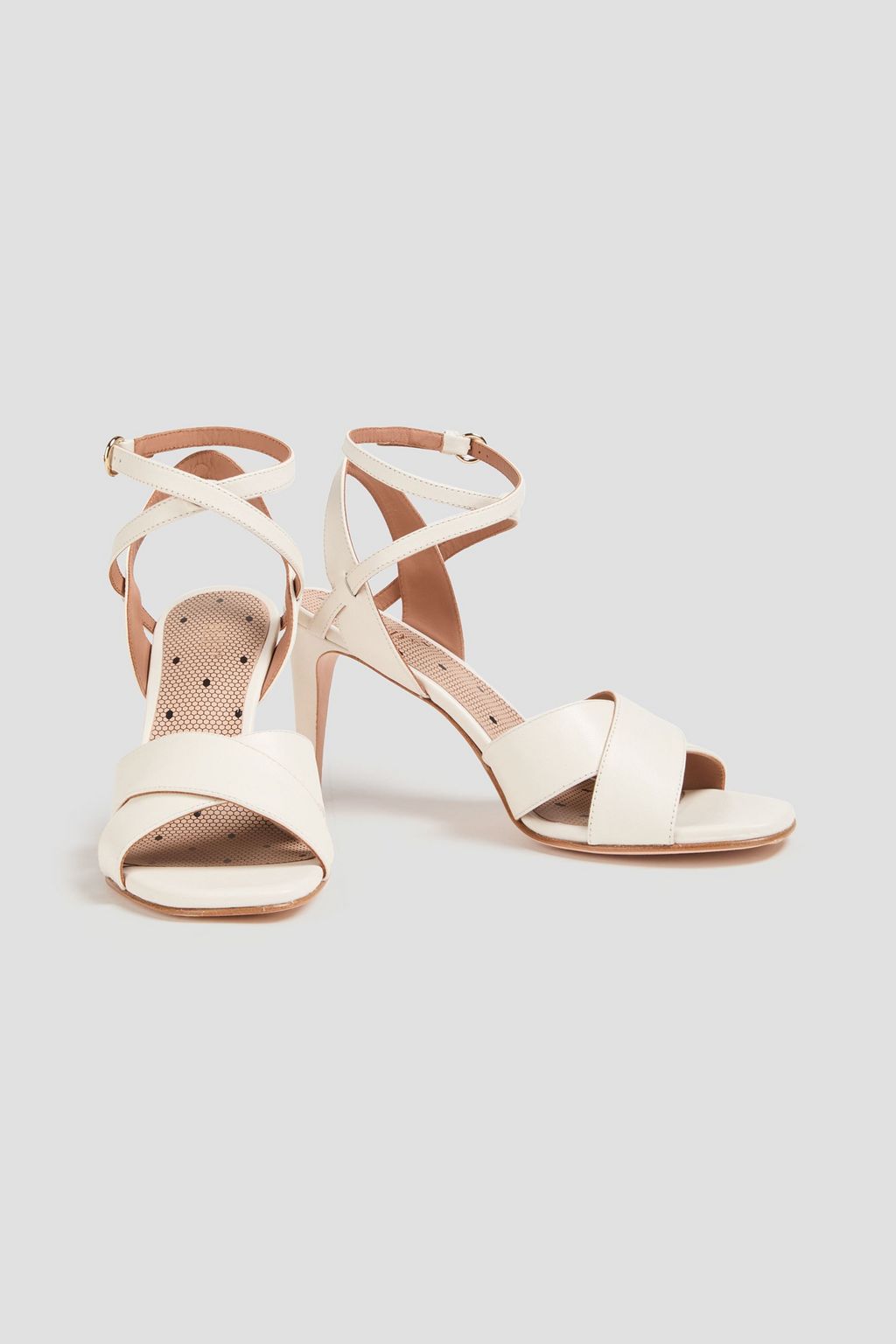 RED(V) Leather sandals