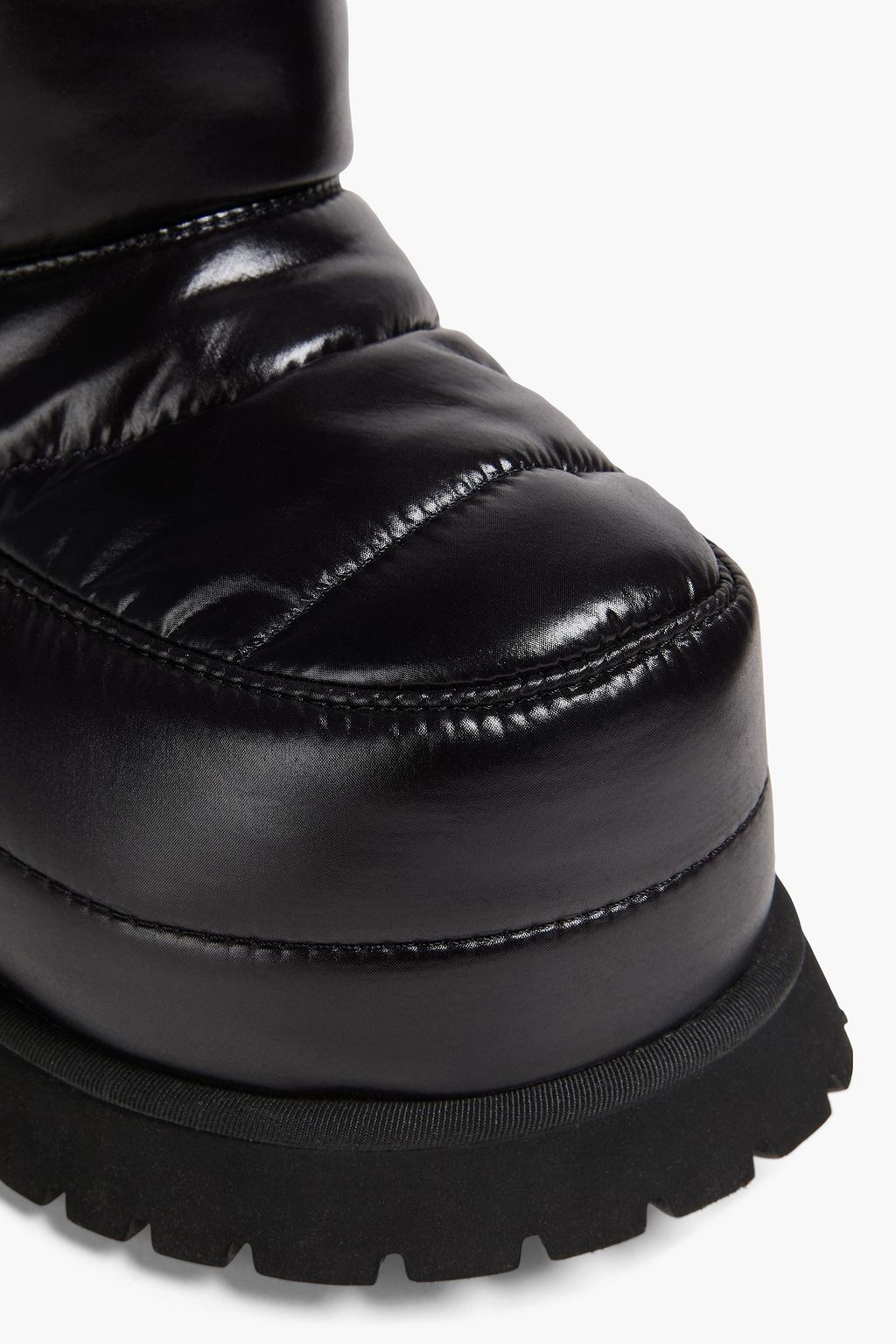 MM6 MAISON MARGIELA 퀼팅 쉘 플랫폼 스노우 부츠