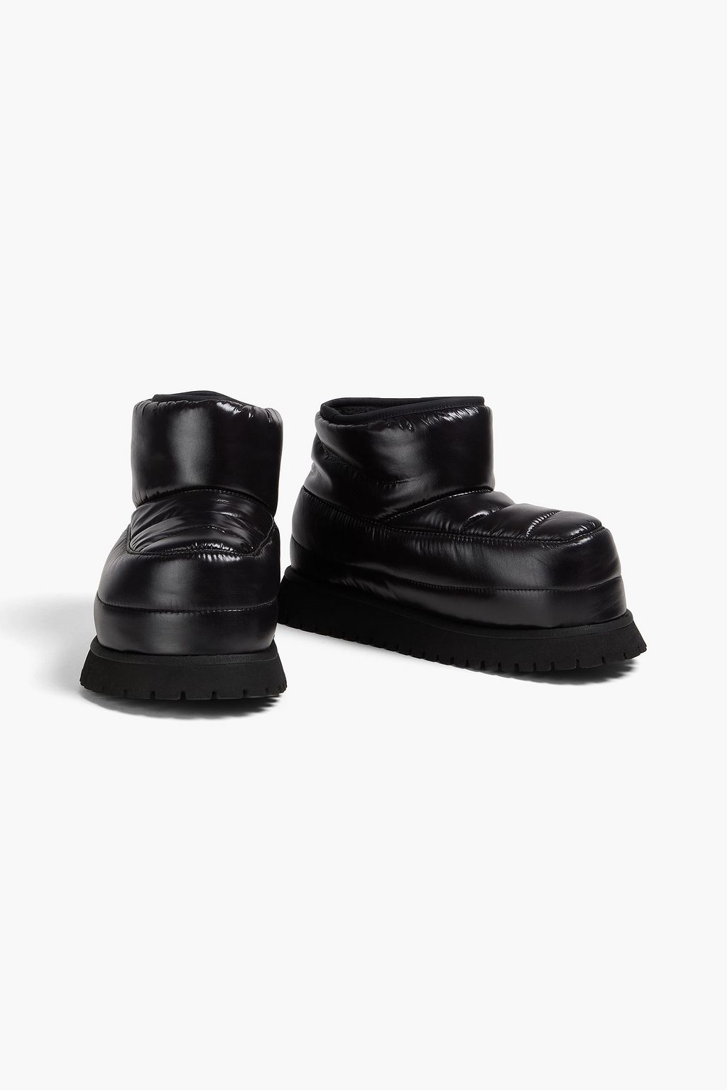 MM6 MAISON MARGIELA 퀼팅 쉘 플랫폼 스노우 부츠
