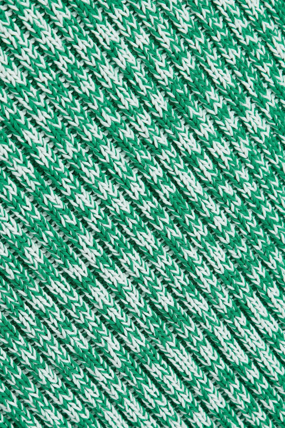 Shop Diane Von Furstenberg Emmie Ribbed Cotton Midi Skirt In Green