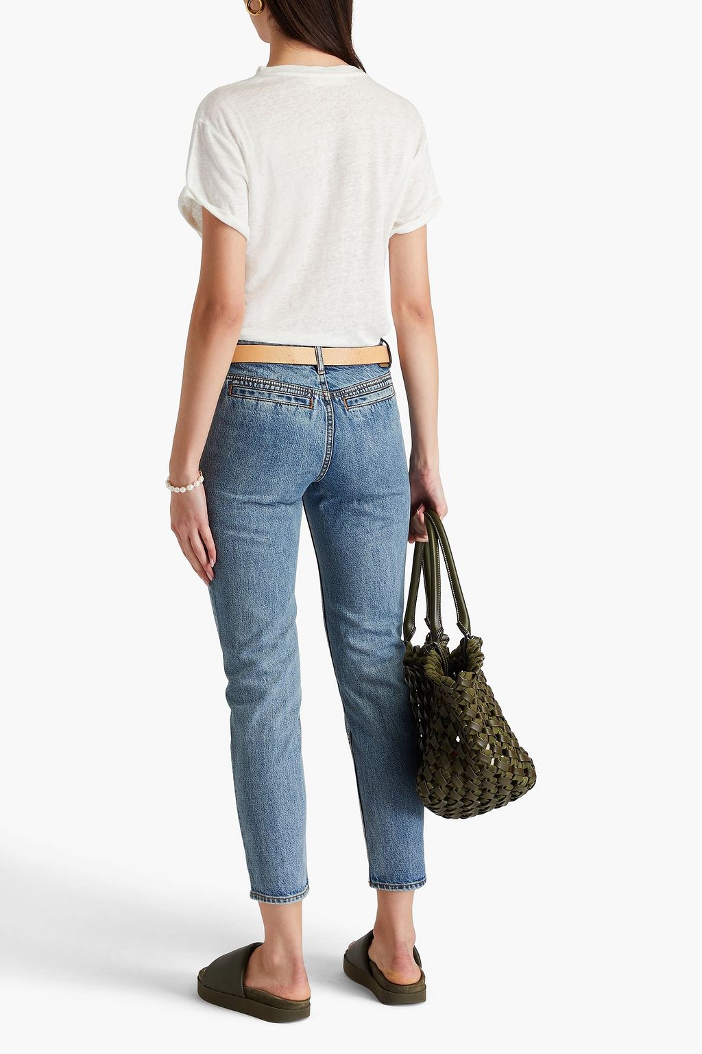 ZIMMERMANN Embroidered linen T-shirt '