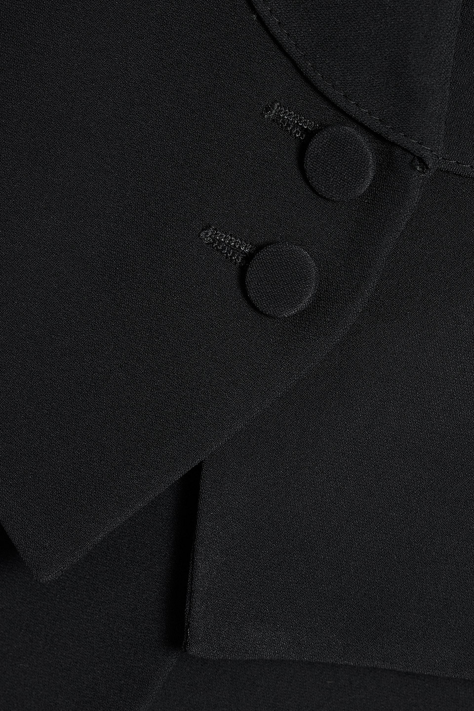 ALEXANDER MCQUEEN LAYERED CREPE BLAZER