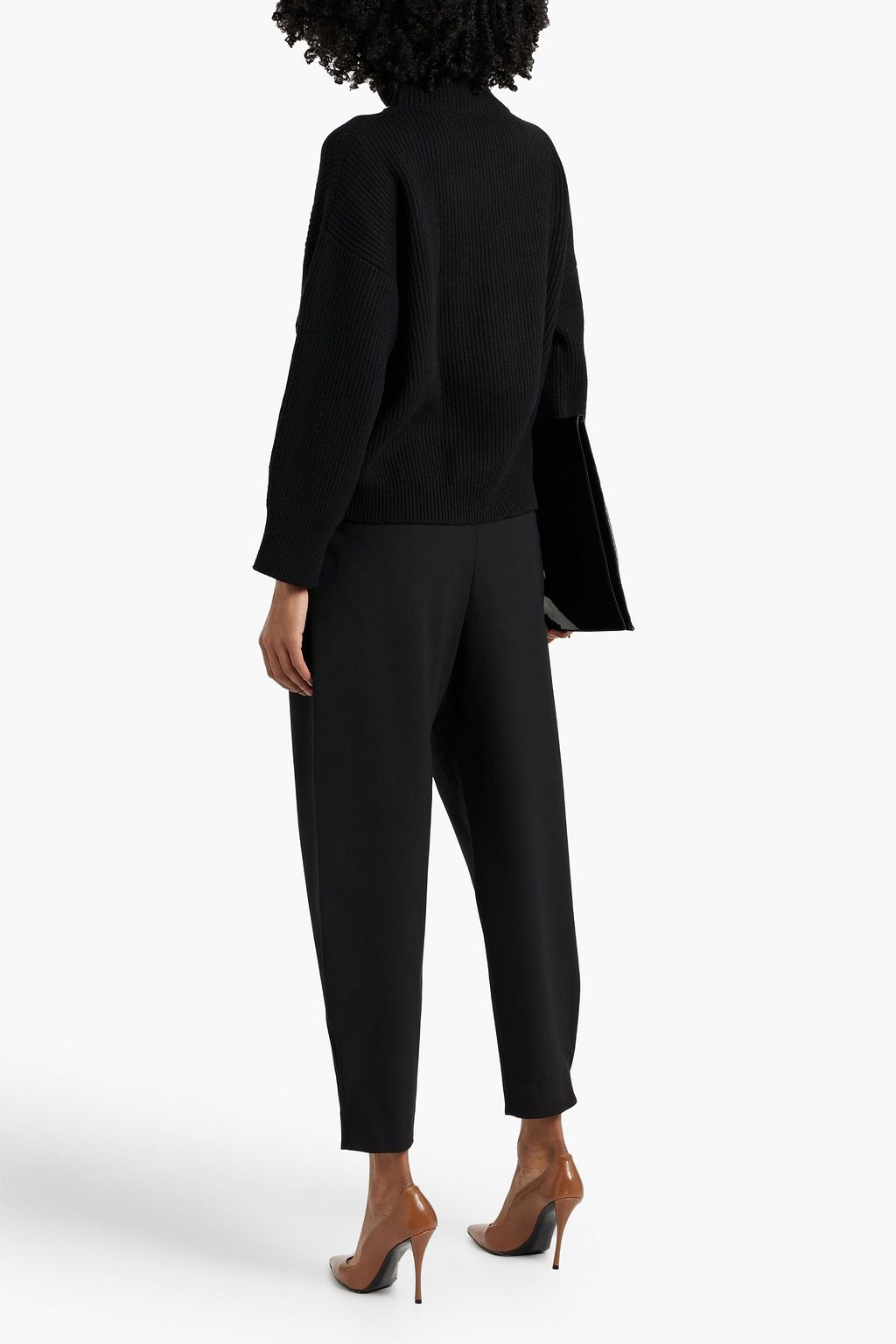 BRUNELLO CUCINELLI Wool-blend twill tapered pants