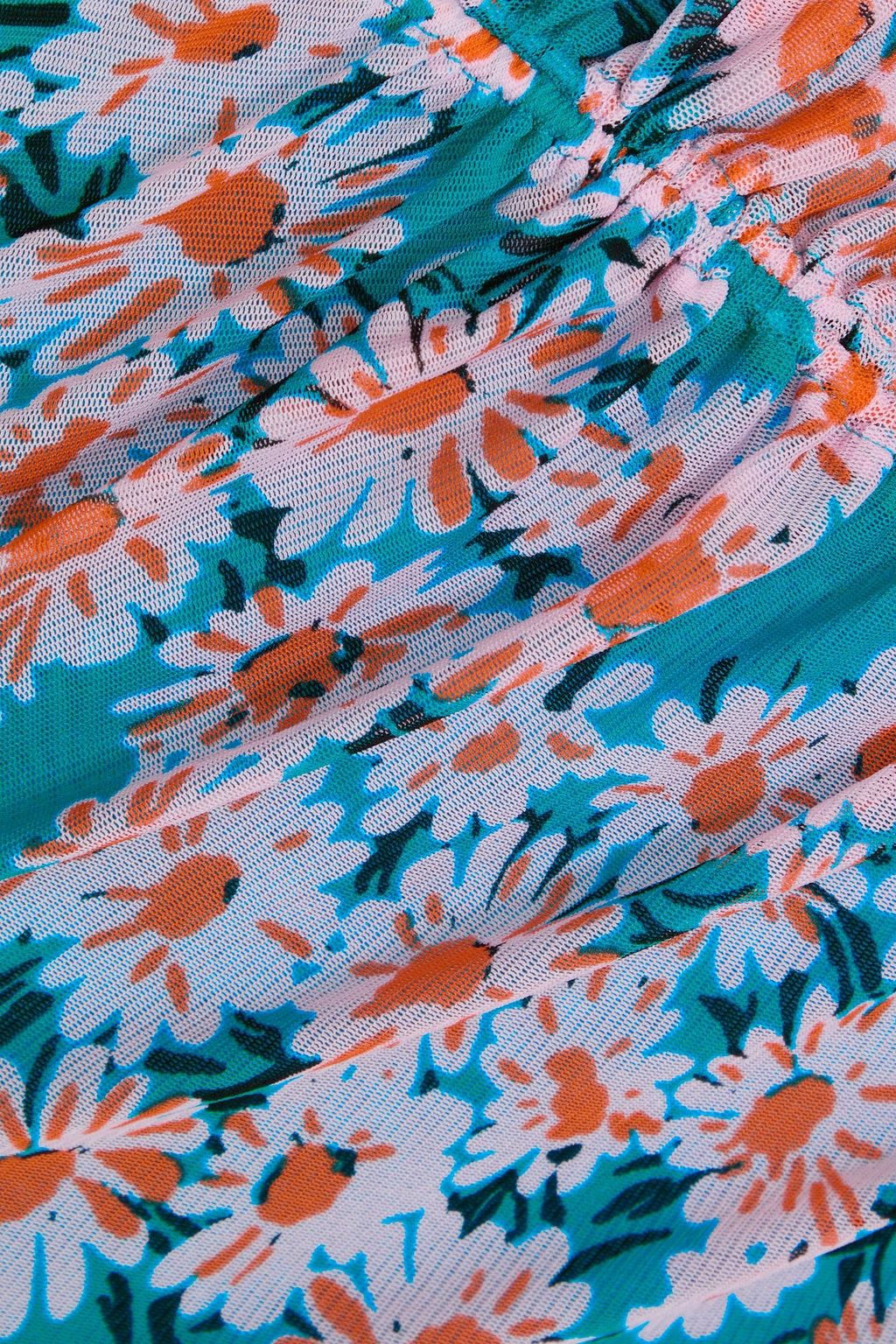 DIANE VON FURSTENBERG Willow reversible floral-print stretch-mesh midi skirt
