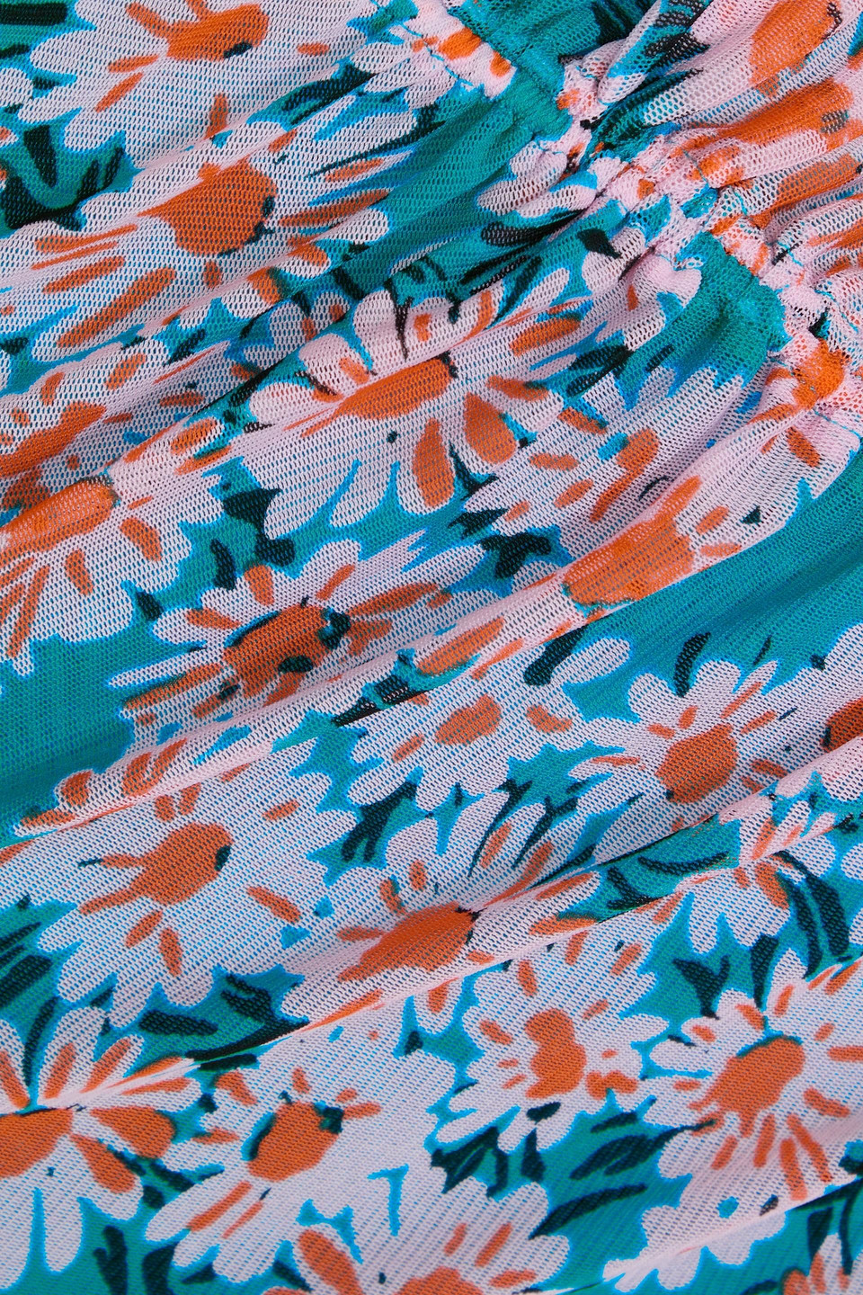 Diane Von Furstenberg Willow Reversible Floral-print Midi Skirt In Teal