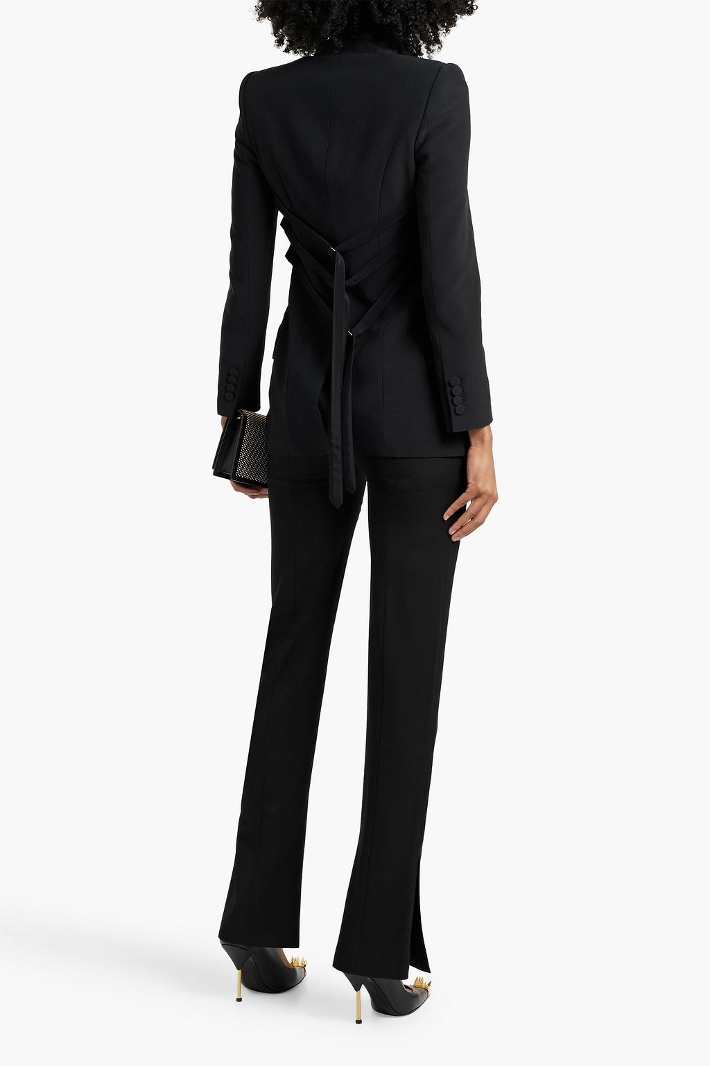 MCQUEEN Wool flared pants