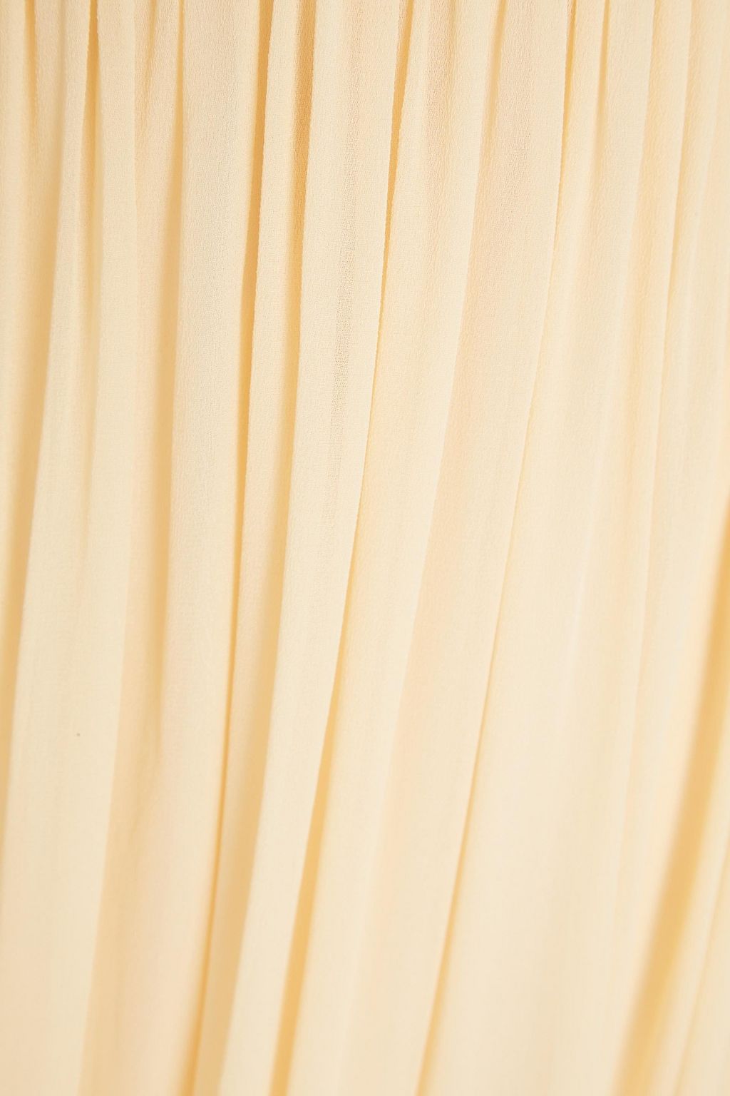 ZIMMERMANN Crochet knit-paneled georgette maxi dress