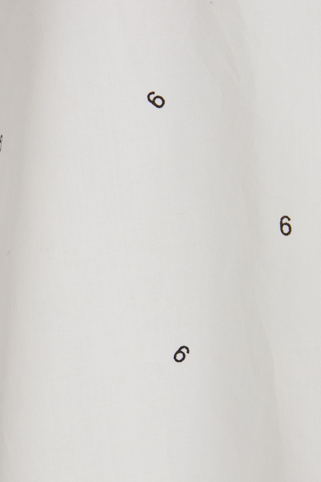 MM6 MAISON MARGIELA قميص من قطن بوبلين مزين بطبعات