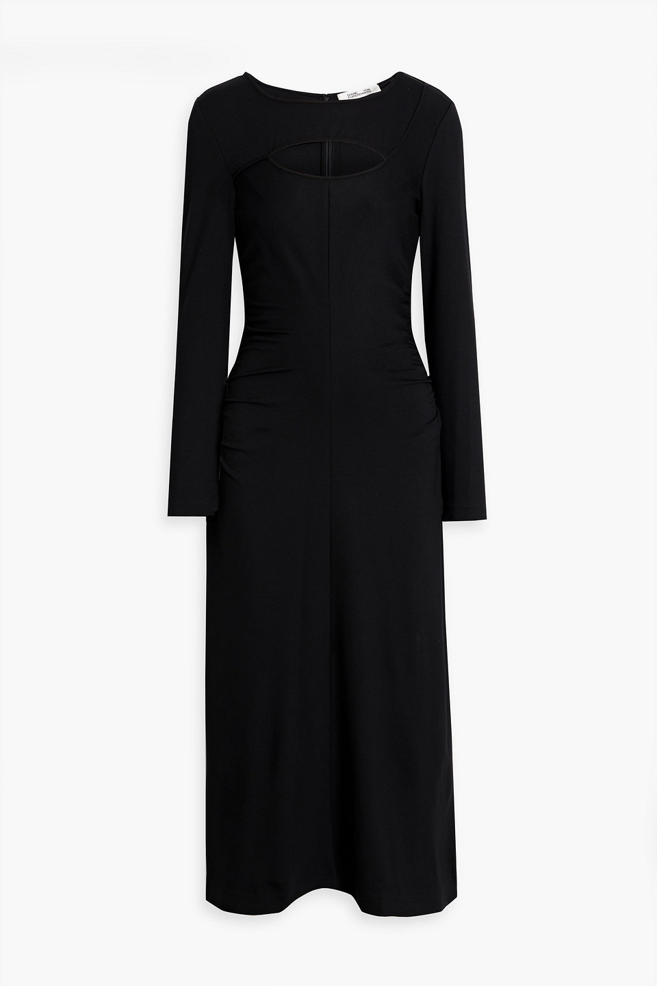 Diane Von Furstenberg Andreina Cutout Stretch-jersey Midi Dress In Black