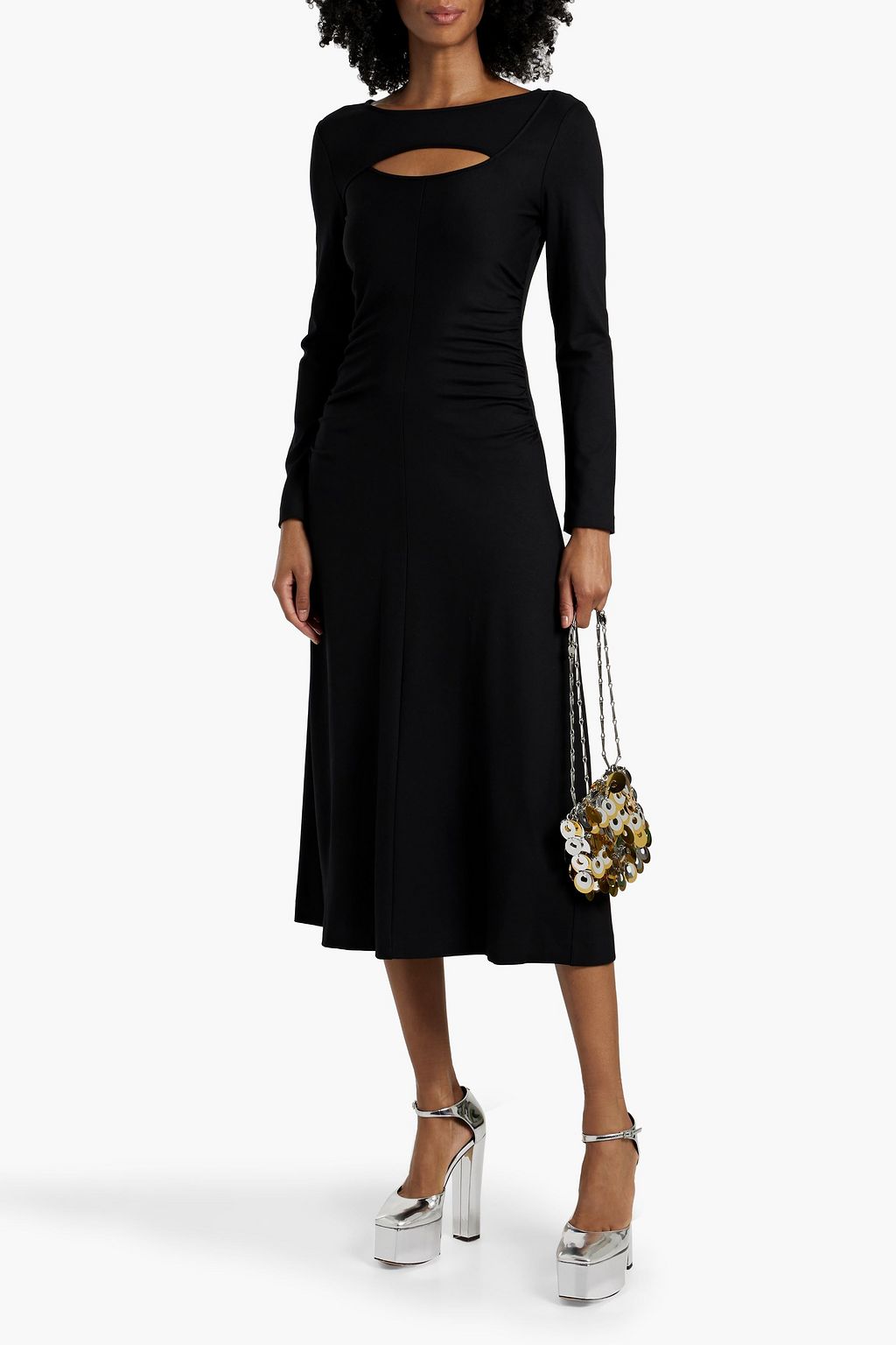 DIANE VON FURSTENBERG Andreina cutout stretch-jersey midi dress