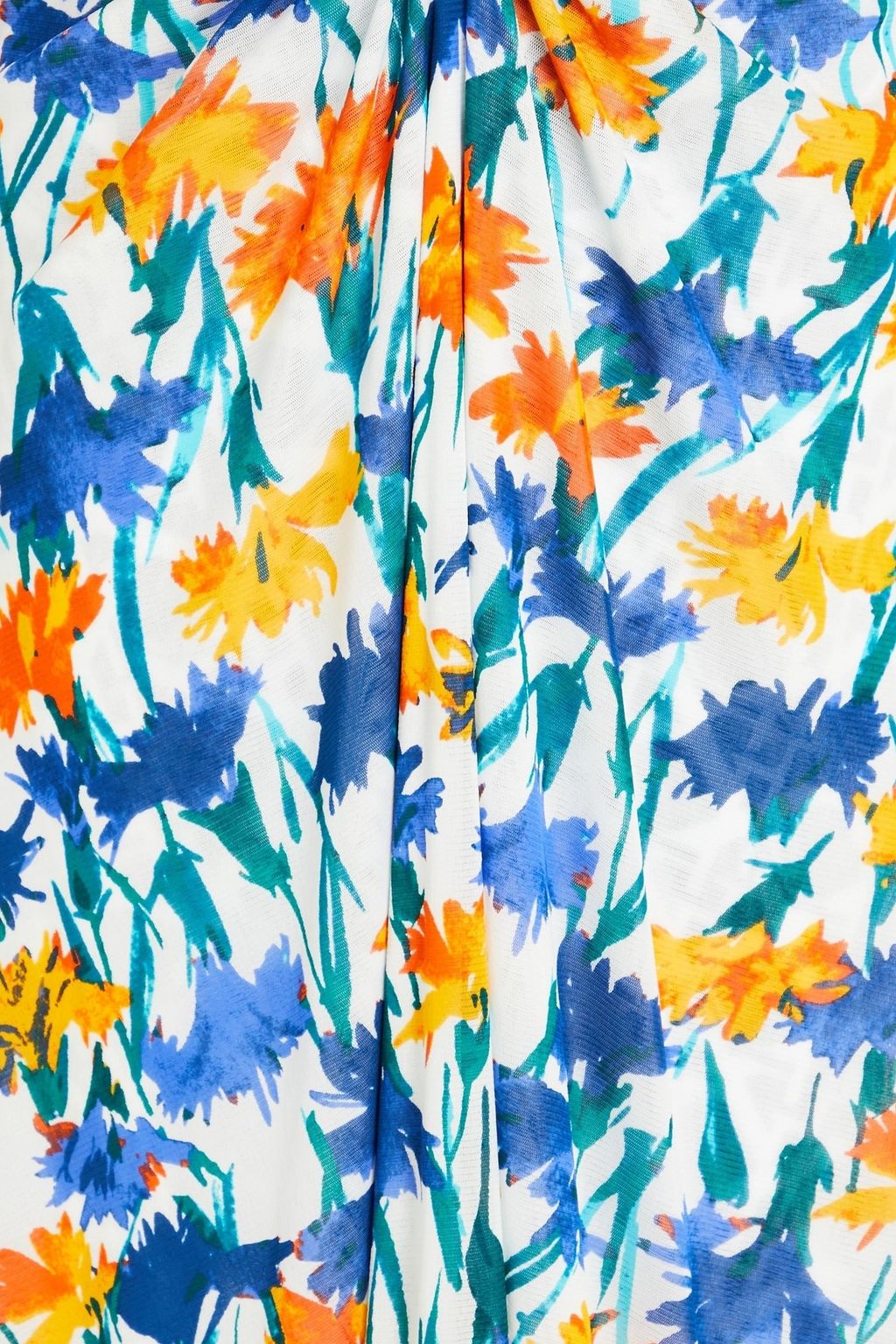 DIANE VON FURSTENBERG Koren reversible printed stretch-mesh dress
