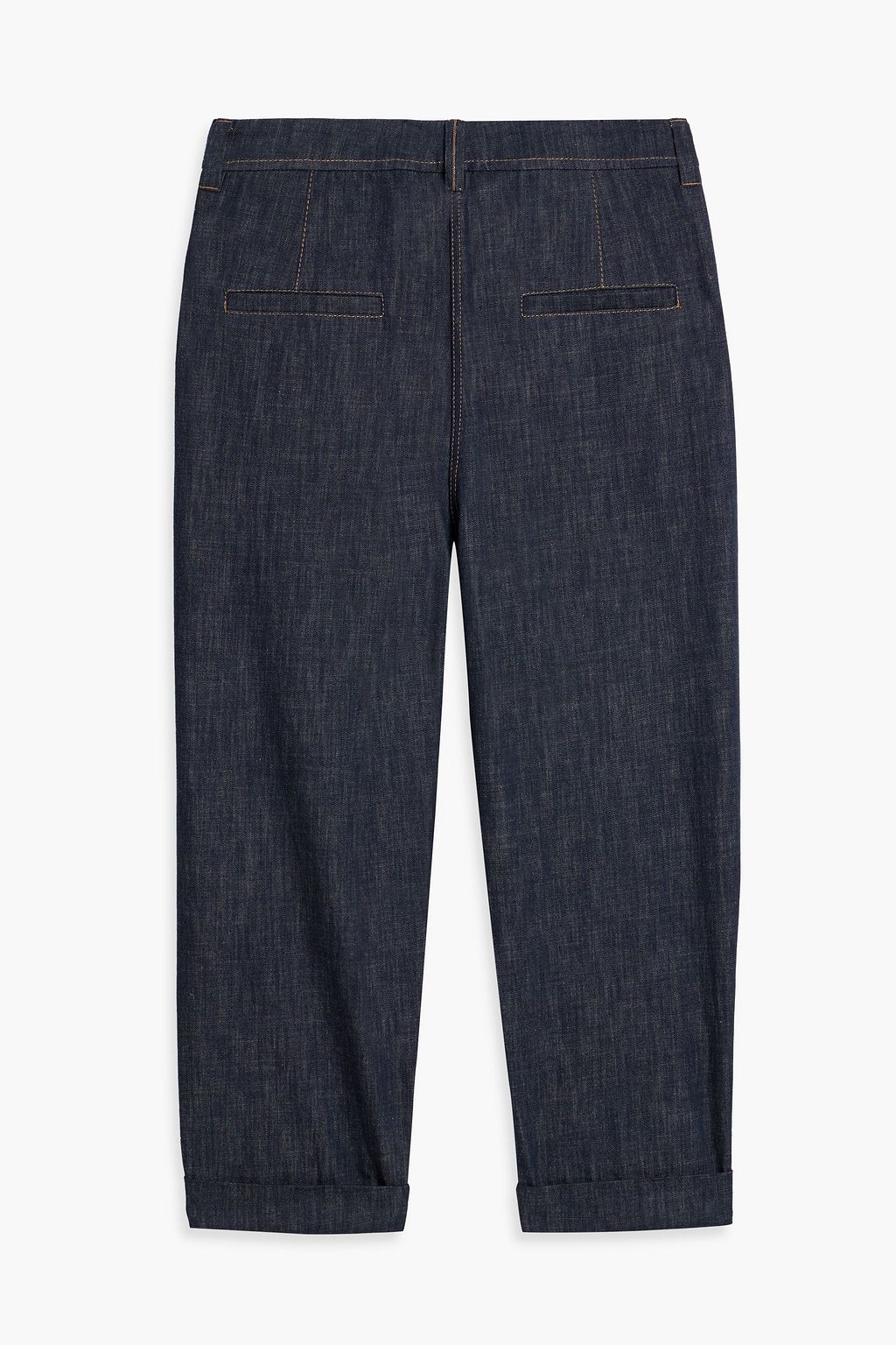 BRUNELLO CUCINELLI Cropped high-rise tapered jeans