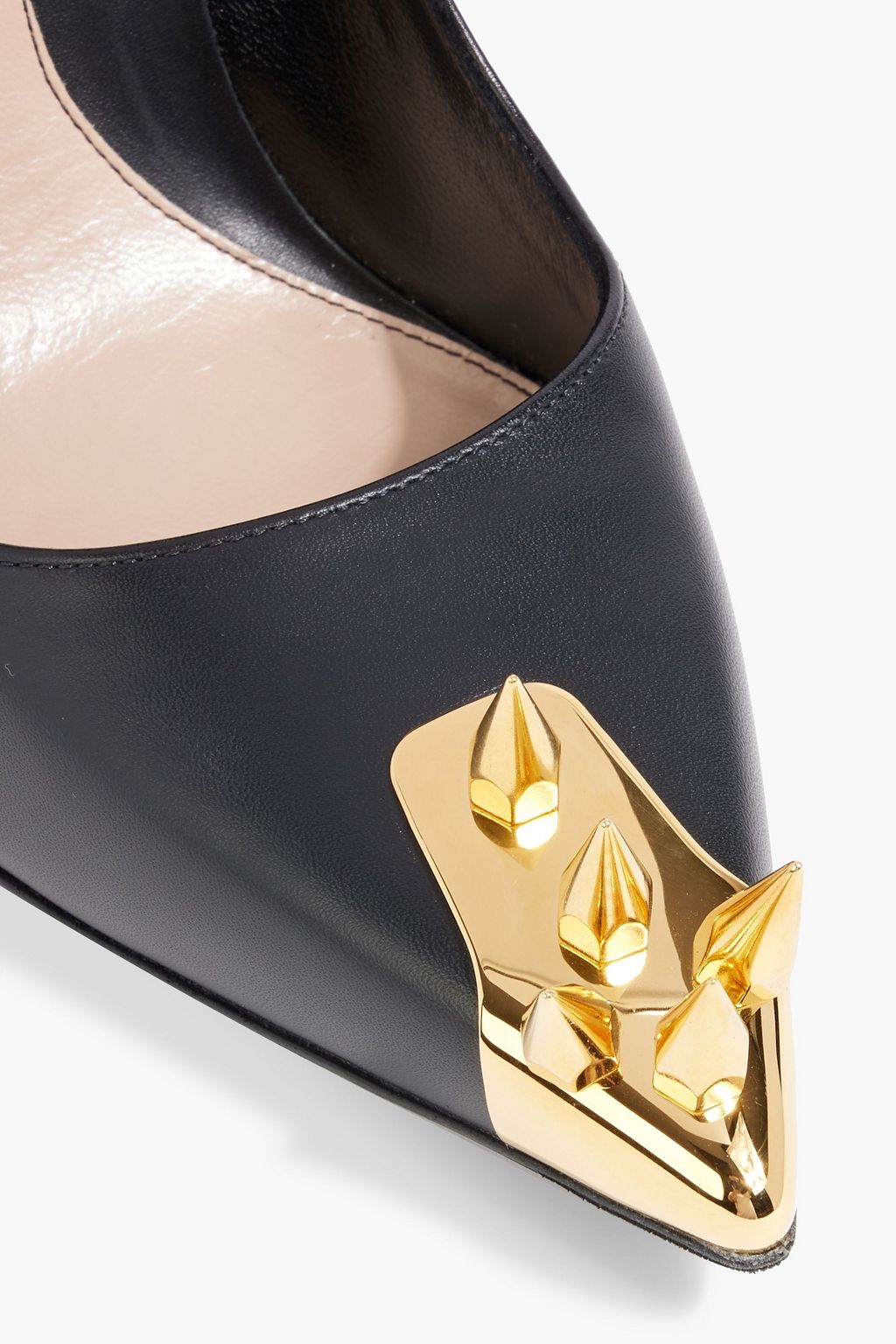 MCQUEEN Punk Stud leather pumps