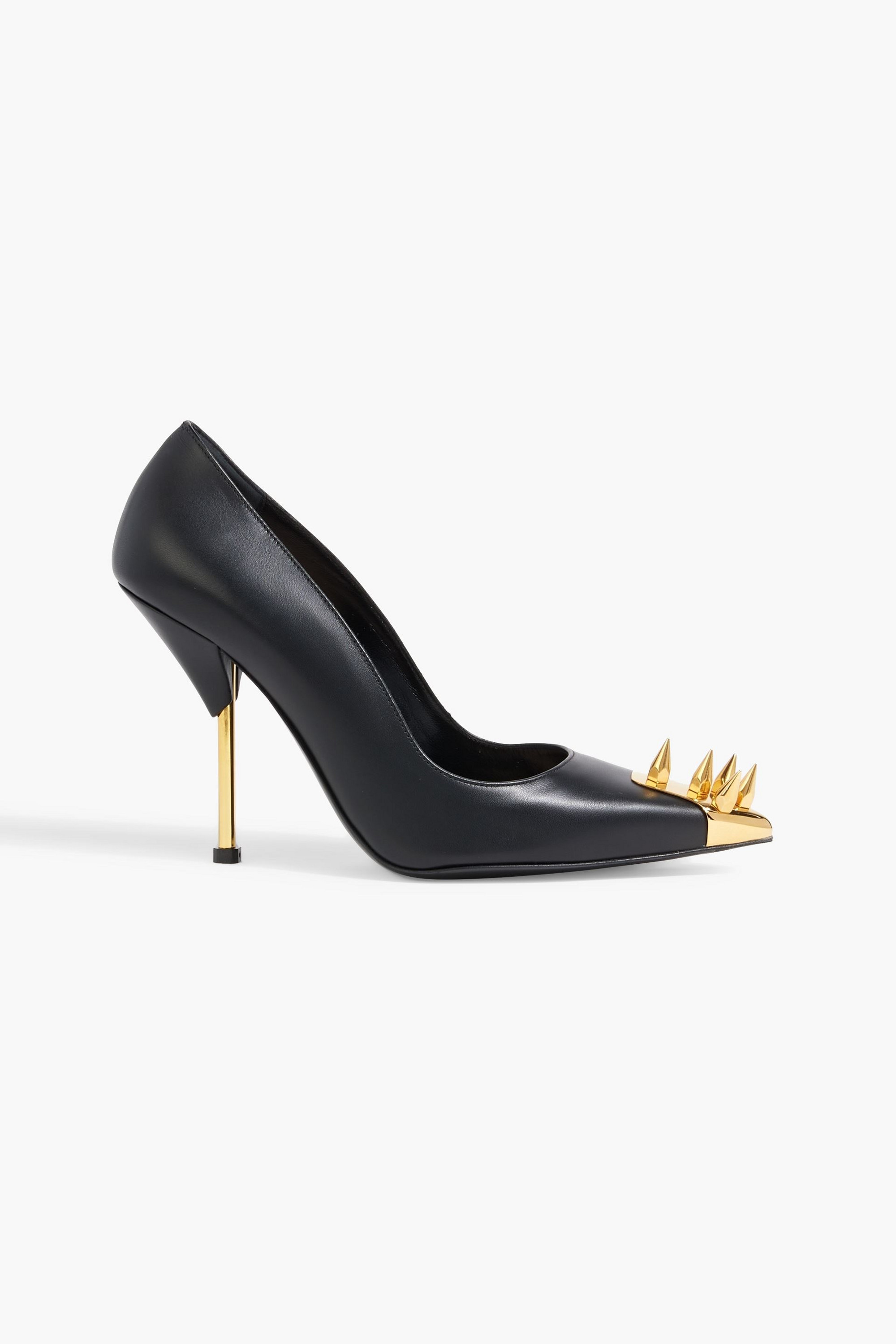 McQueen Punk Stud leather pumps